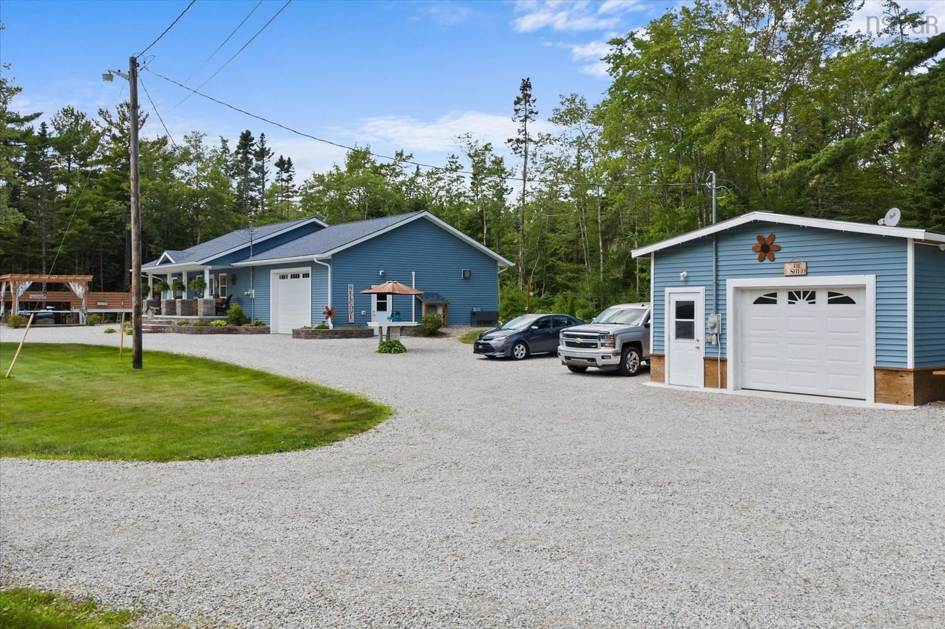 Indoor garage for 10568 Upper Clyde Rd, Welshtown Nova Scotia B0T 1W0