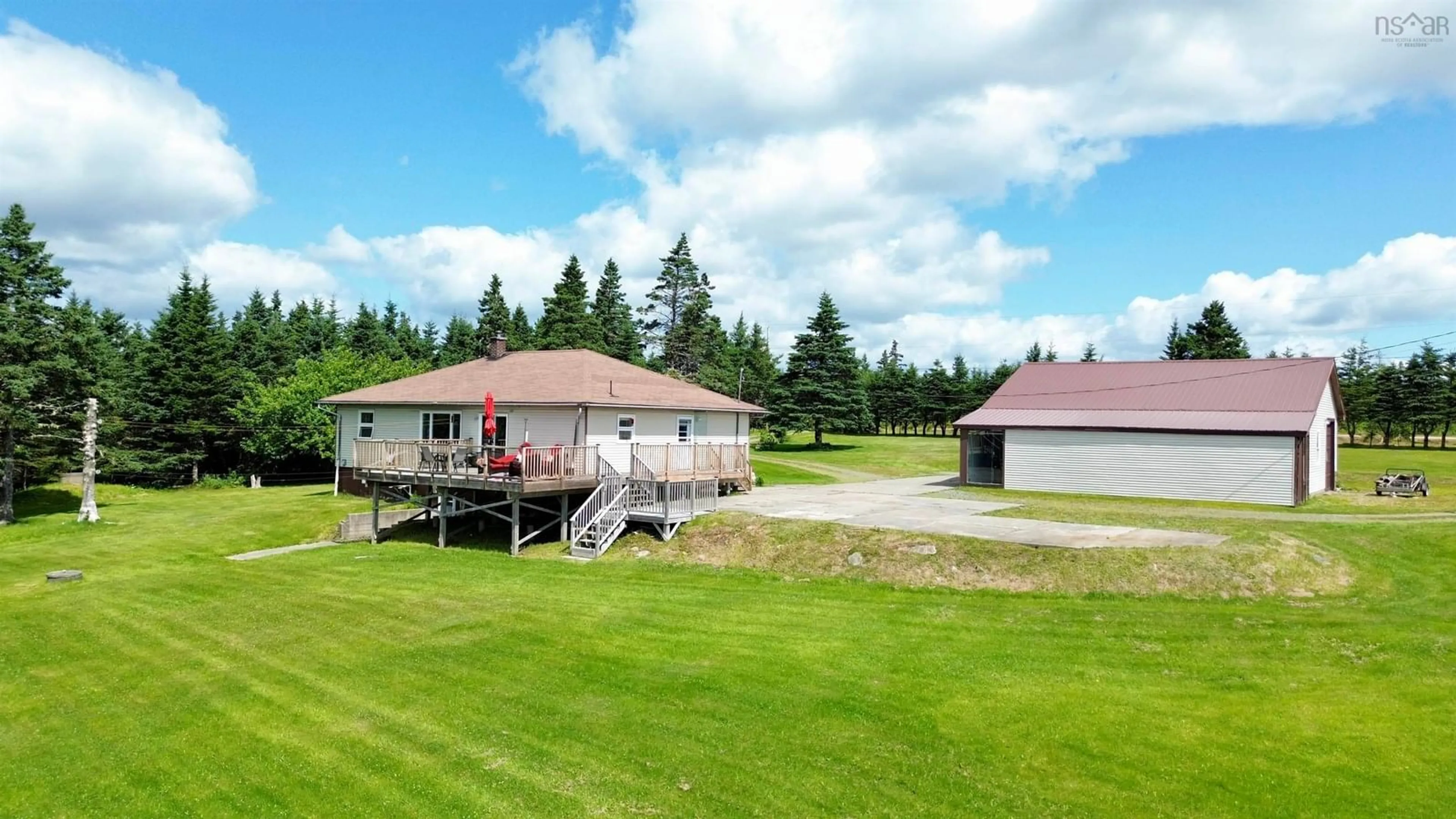 A pic from outside/outdoor area/front of a property/back of a property/a pic from drone, water/lake/river/ocean view for 610 Little Liscomb Road, Little Liscomb Nova Scotia B0J 2A0