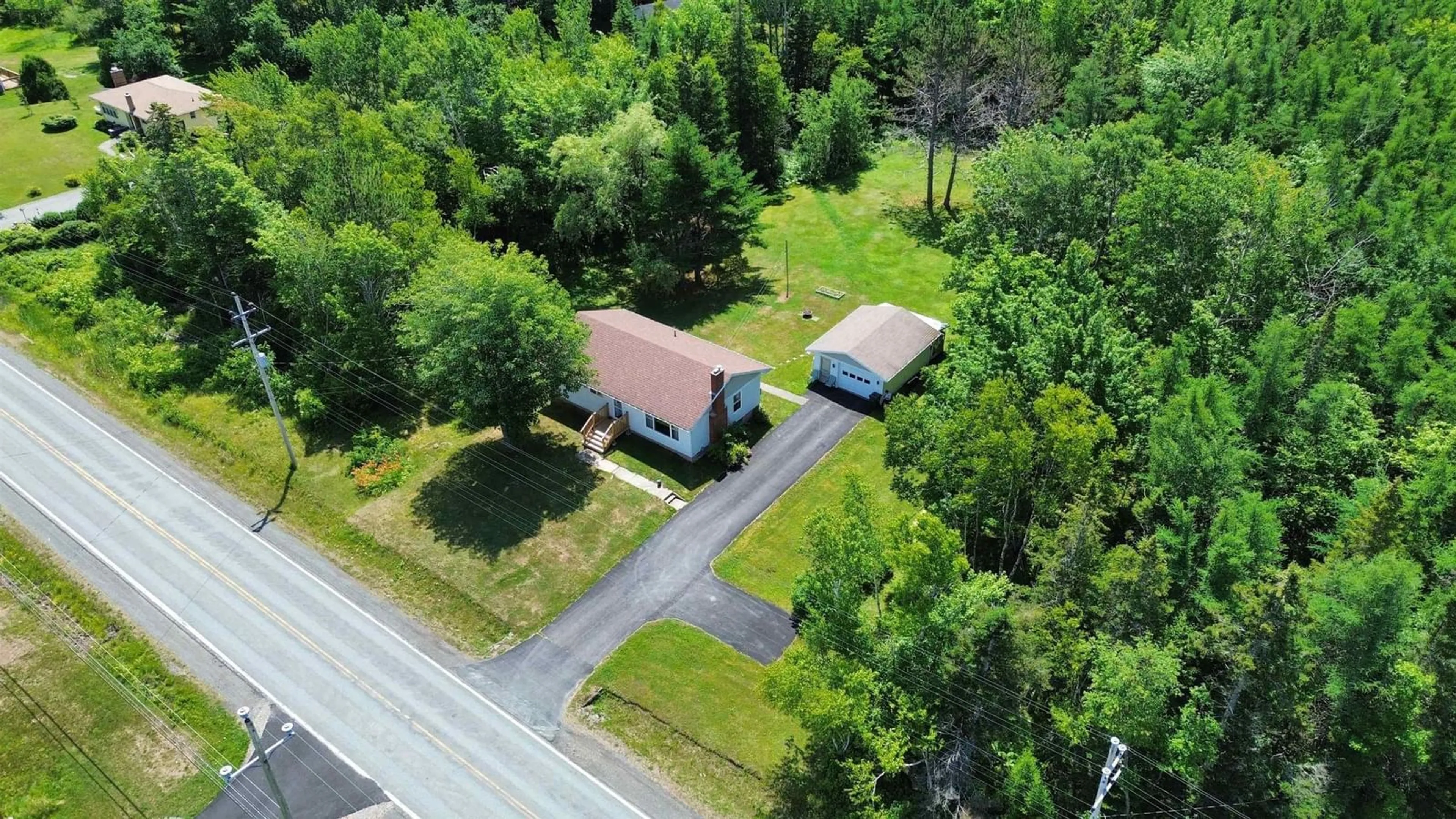 A pic from outside/outdoor area/front of a property/back of a property/a pic from drone, street for 1167 Keltic Dr, North West Arm Nova Scotia B2A 4W4
