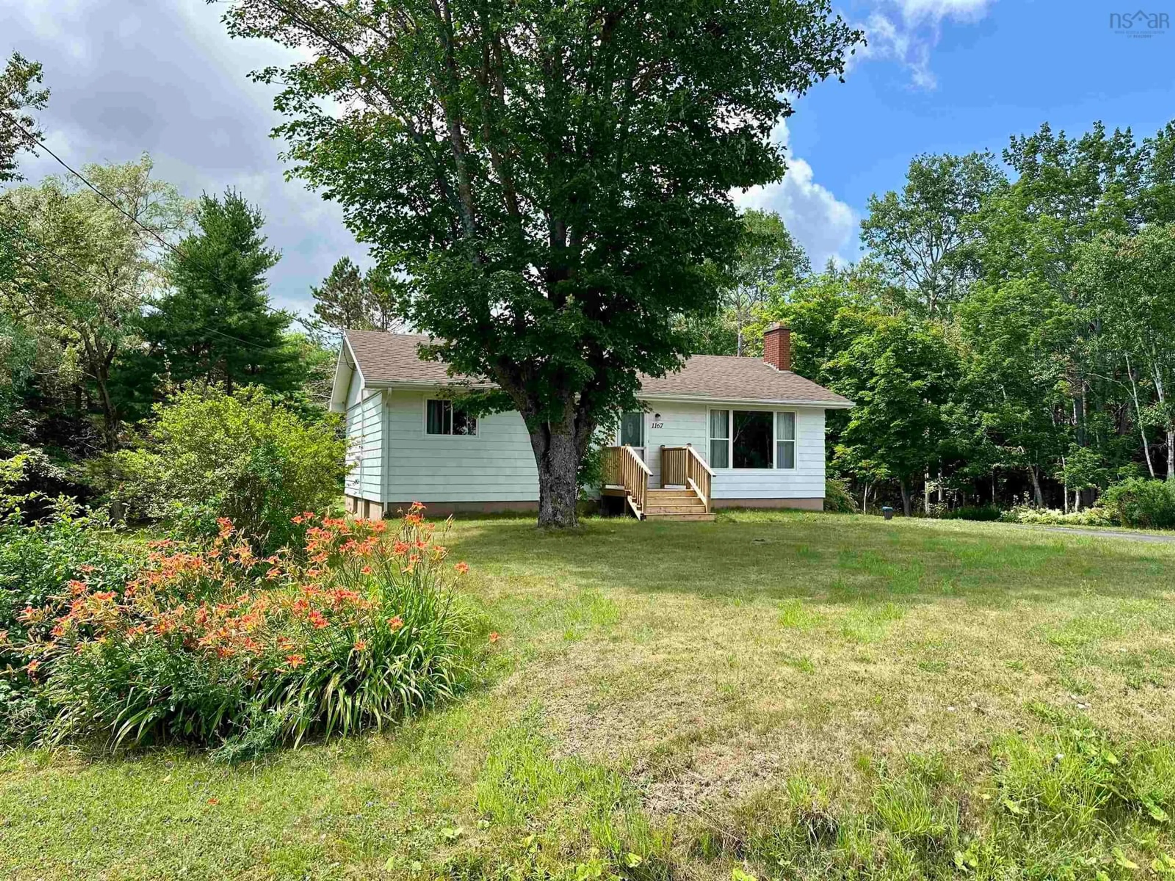 A pic from outside/outdoor area/front of a property/back of a property/a pic from drone, street for 1167 Keltic Dr, North West Arm Nova Scotia B2A 4W4