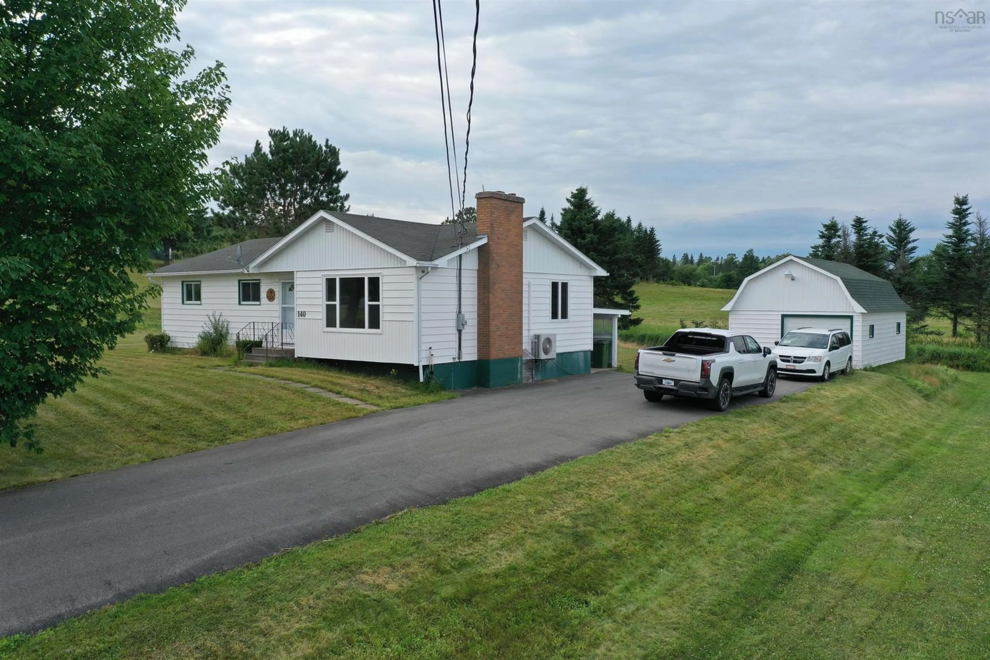 A pic from outside/outdoor area/front of a property/back of a property/a pic from drone, street for 140 Green Hill Rd, Alma Nova Scotia B0K 2A0