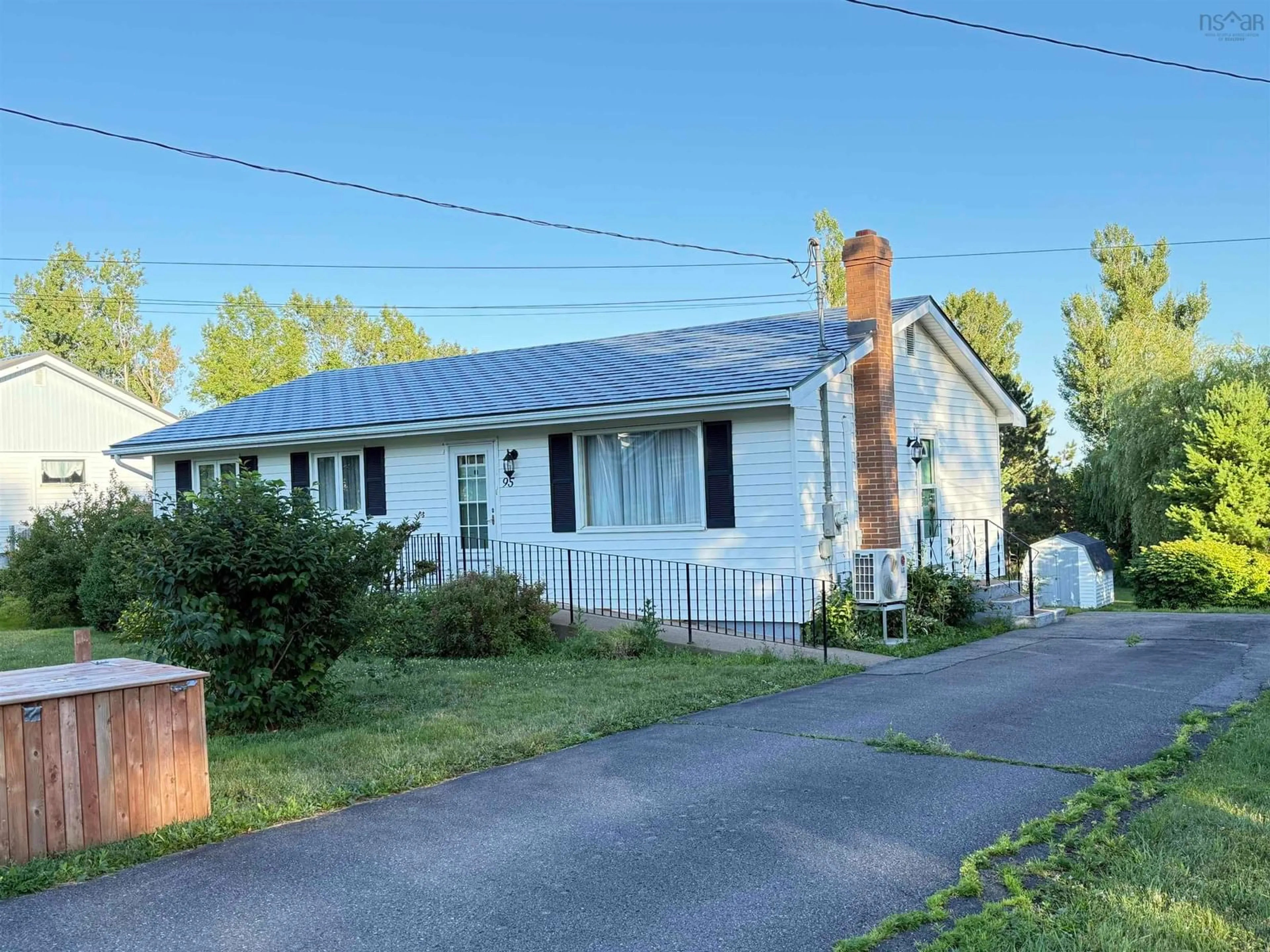 Home with vinyl exterior material, street for 95 Haliburton Rd, Pictou Nova Scotia B0K 1H0