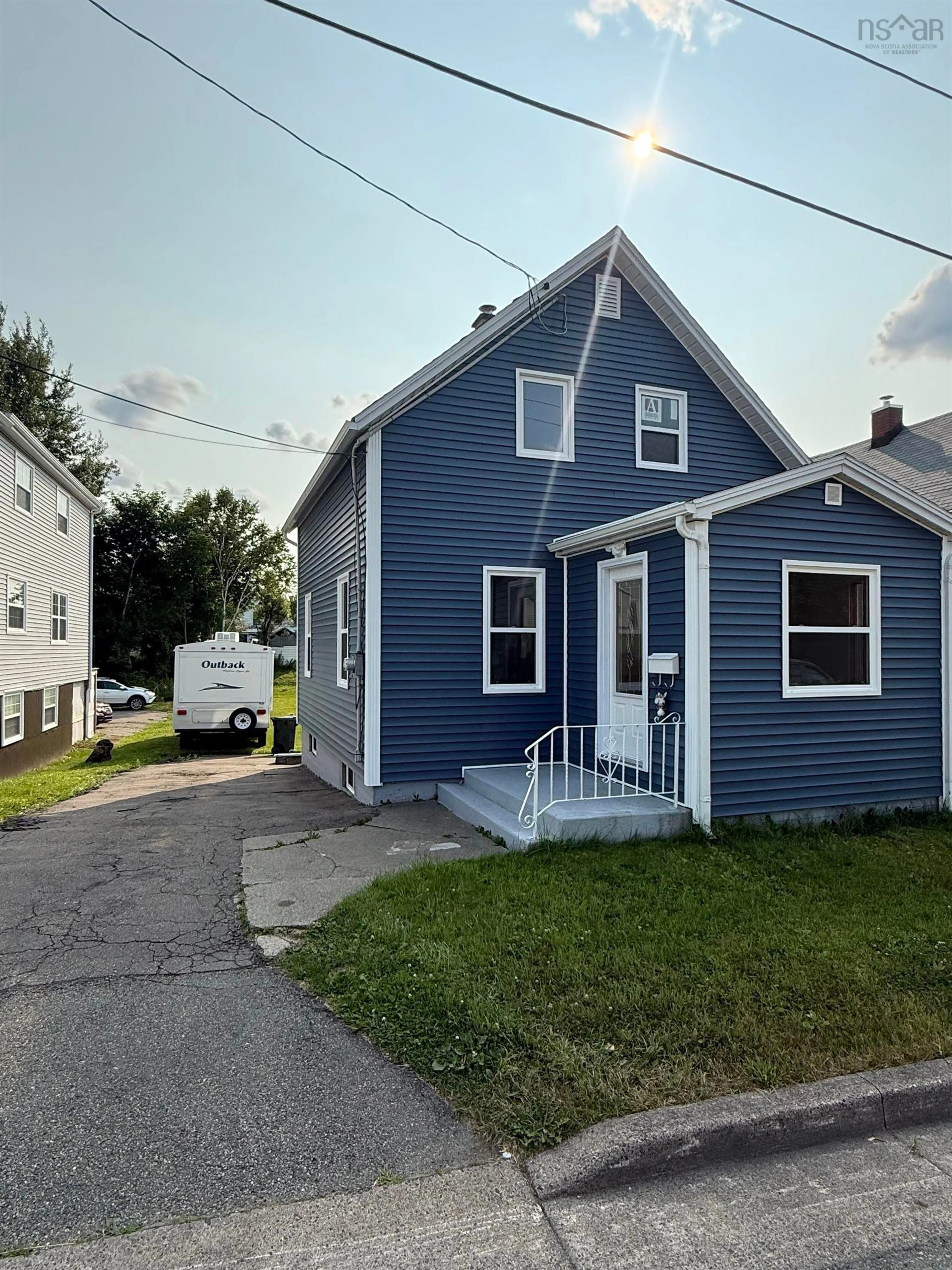 Home with vinyl exterior material, street for 30 Harrison Ave, Sydney Nova Scotia B1S 2Y2
