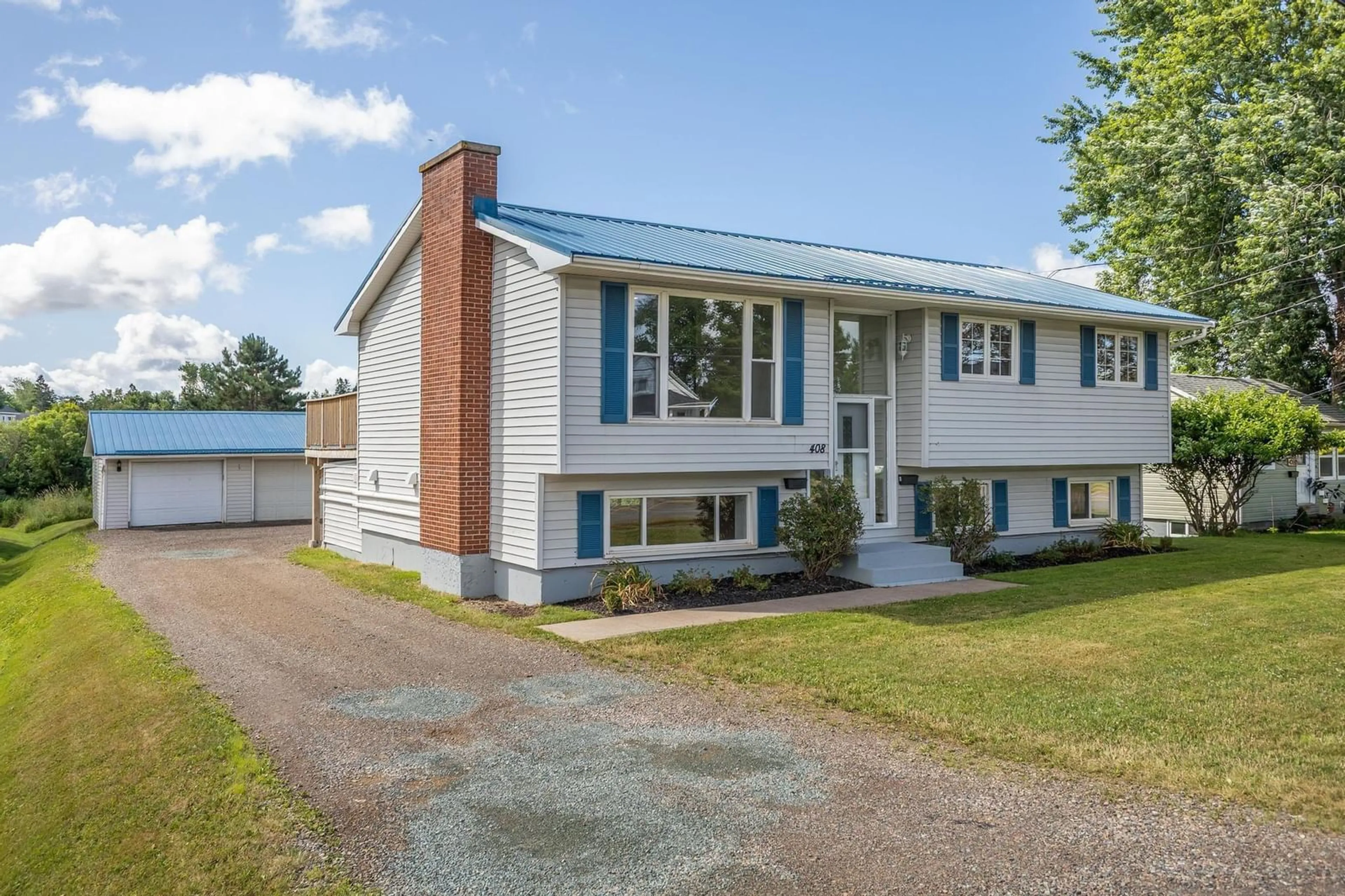 Home with vinyl exterior material, street for 408 Pictou Rd, Truro Nova Scotia B2N 2T7