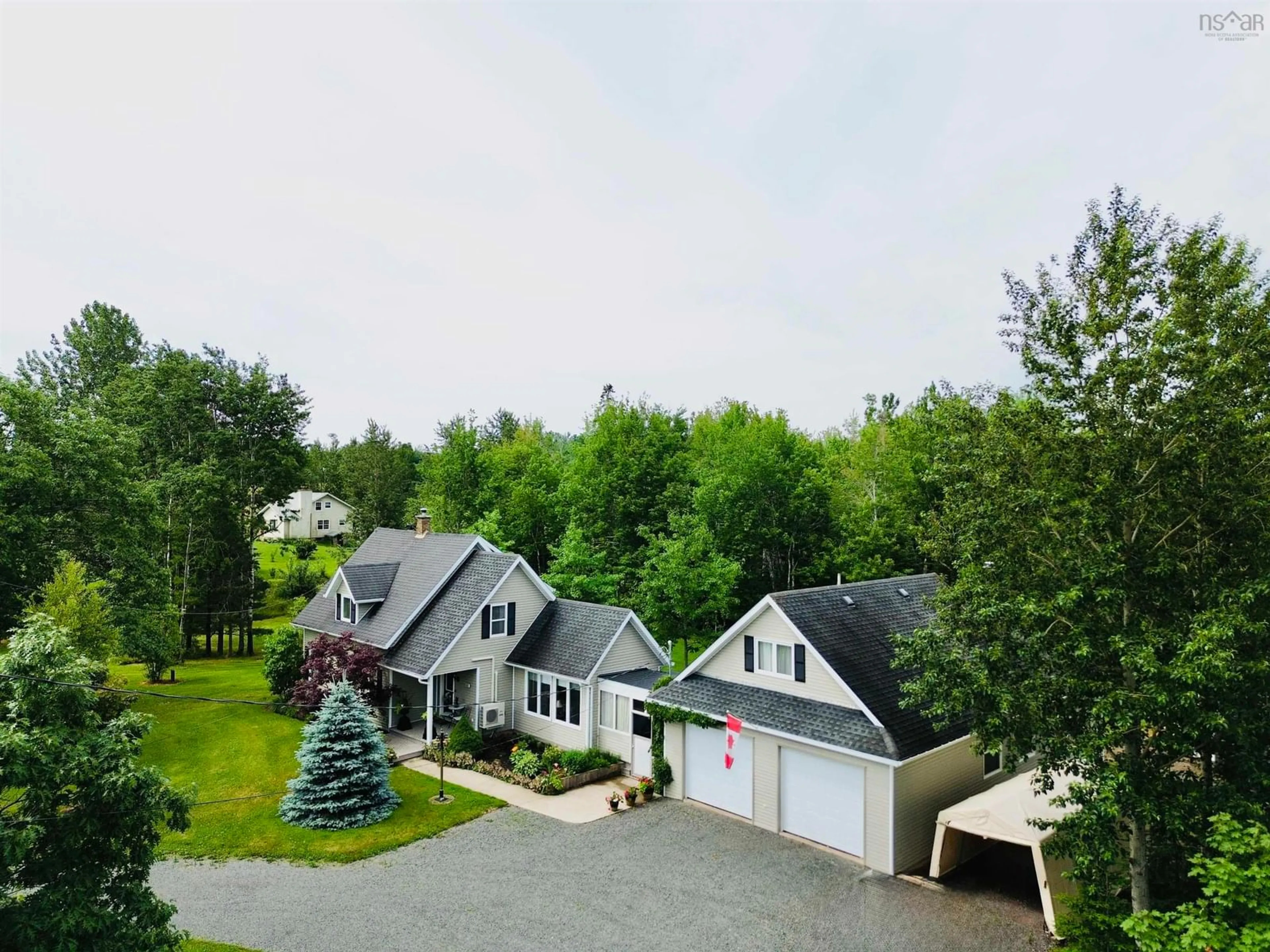 A pic from outside/outdoor area/front of a property/back of a property/a pic from drone, unknown for 1611 West Branch Rd, Welsford Nova Scotia B0K 1N0