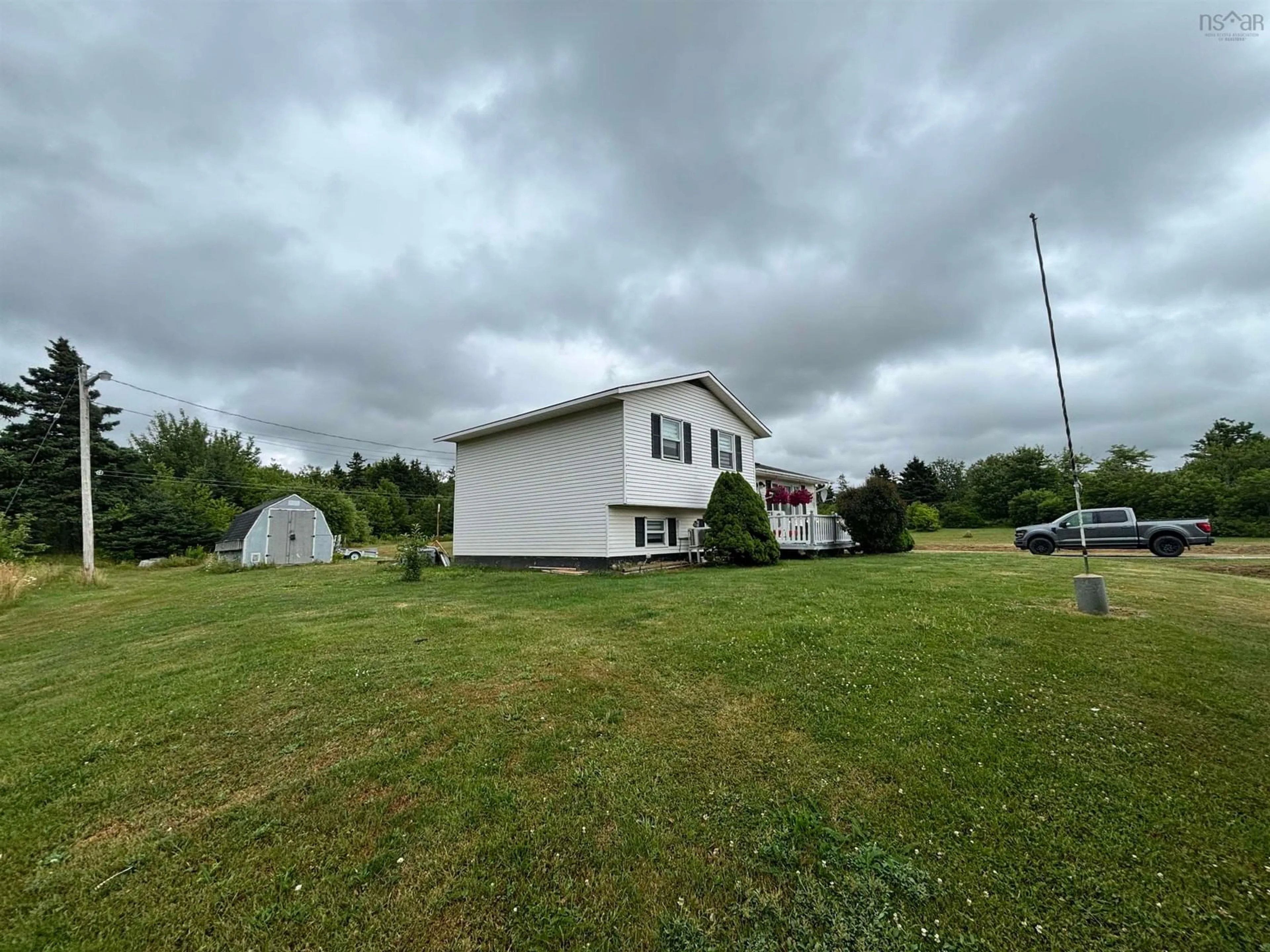 A pic from outside/outdoor area/front of a property/back of a property/a pic from drone, unknown for 121 Pipers Lane, Inverside Nova Scotia B0E 1N0