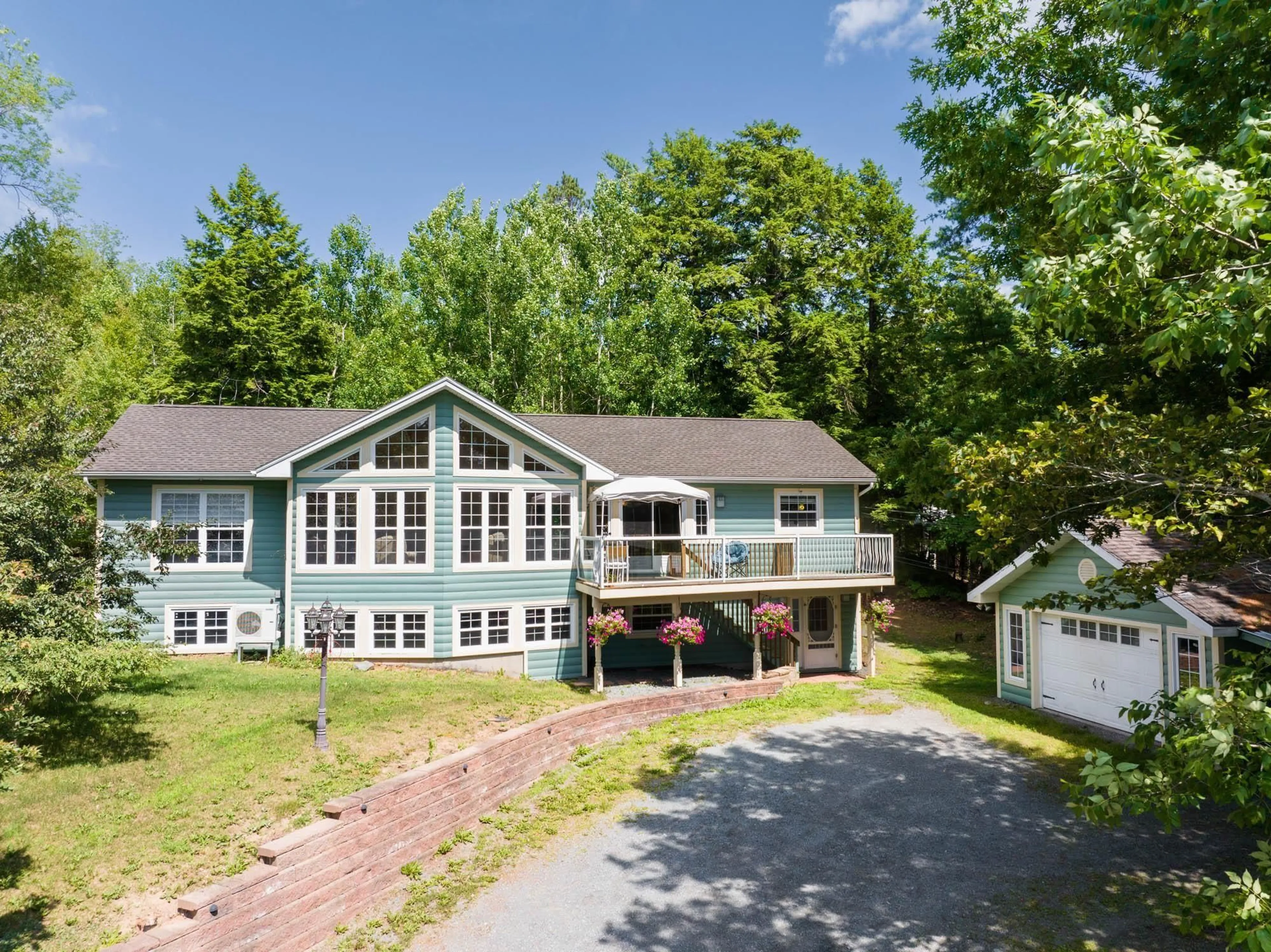 A pic from outside/outdoor area/front of a property/back of a property/a pic from drone, unknown for 4038 Highway 2, Fletchers Lake Nova Scotia B2T 1A3