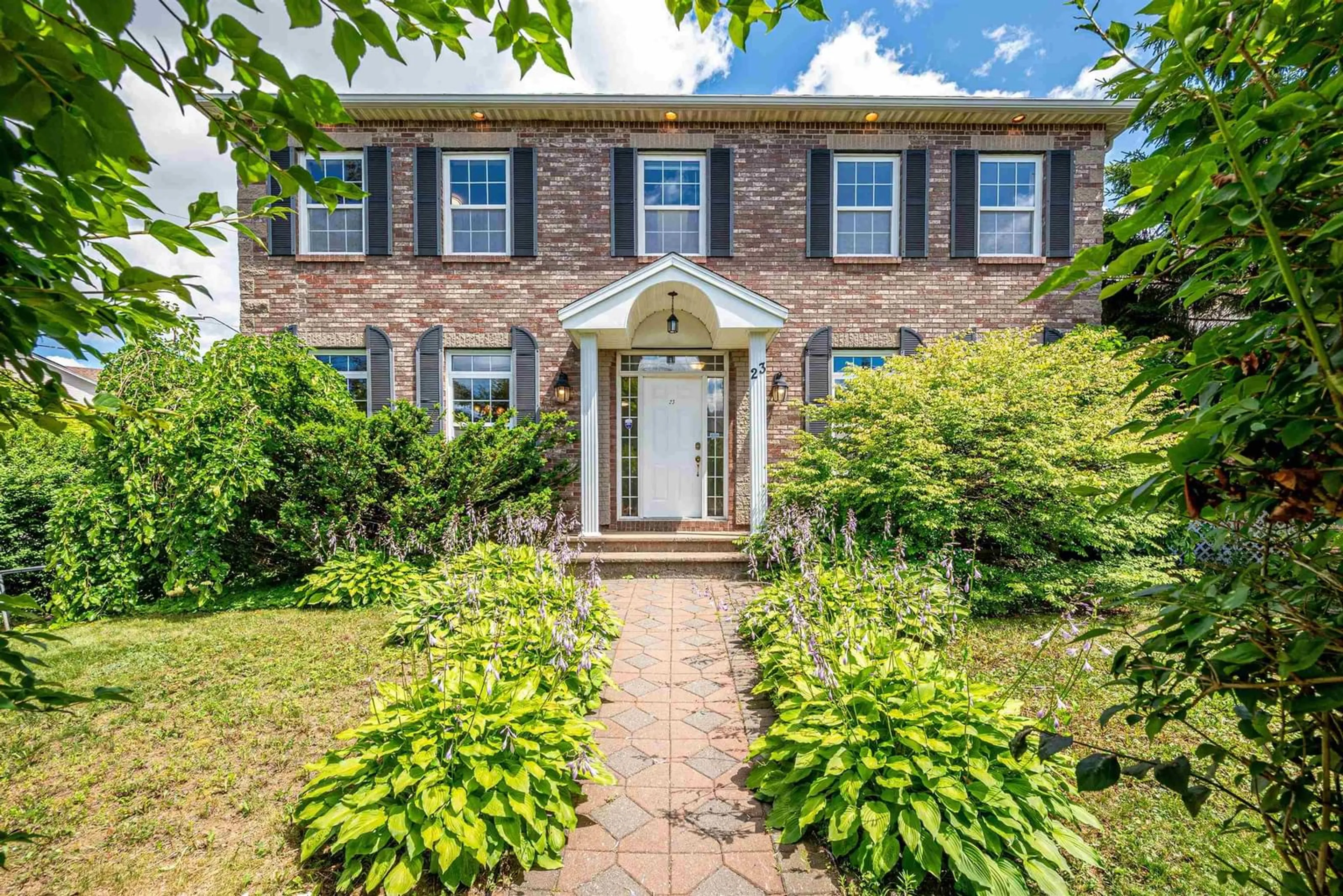 Home with brick exterior material, street for 23 Lancaster Dr, Clayton Park Nova Scotia B3S 1E7