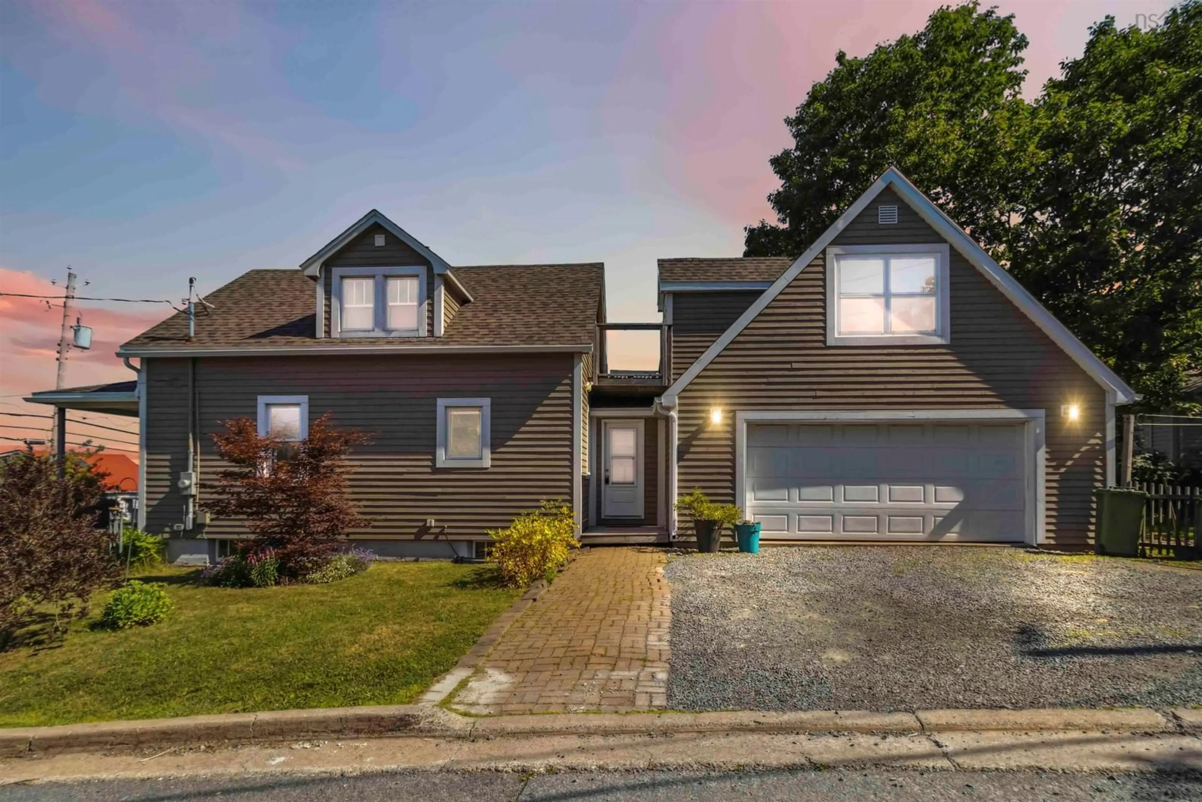 Home with vinyl exterior material, street for 142 Braemar Dr, Dartmouth Nova Scotia B2X 2B6