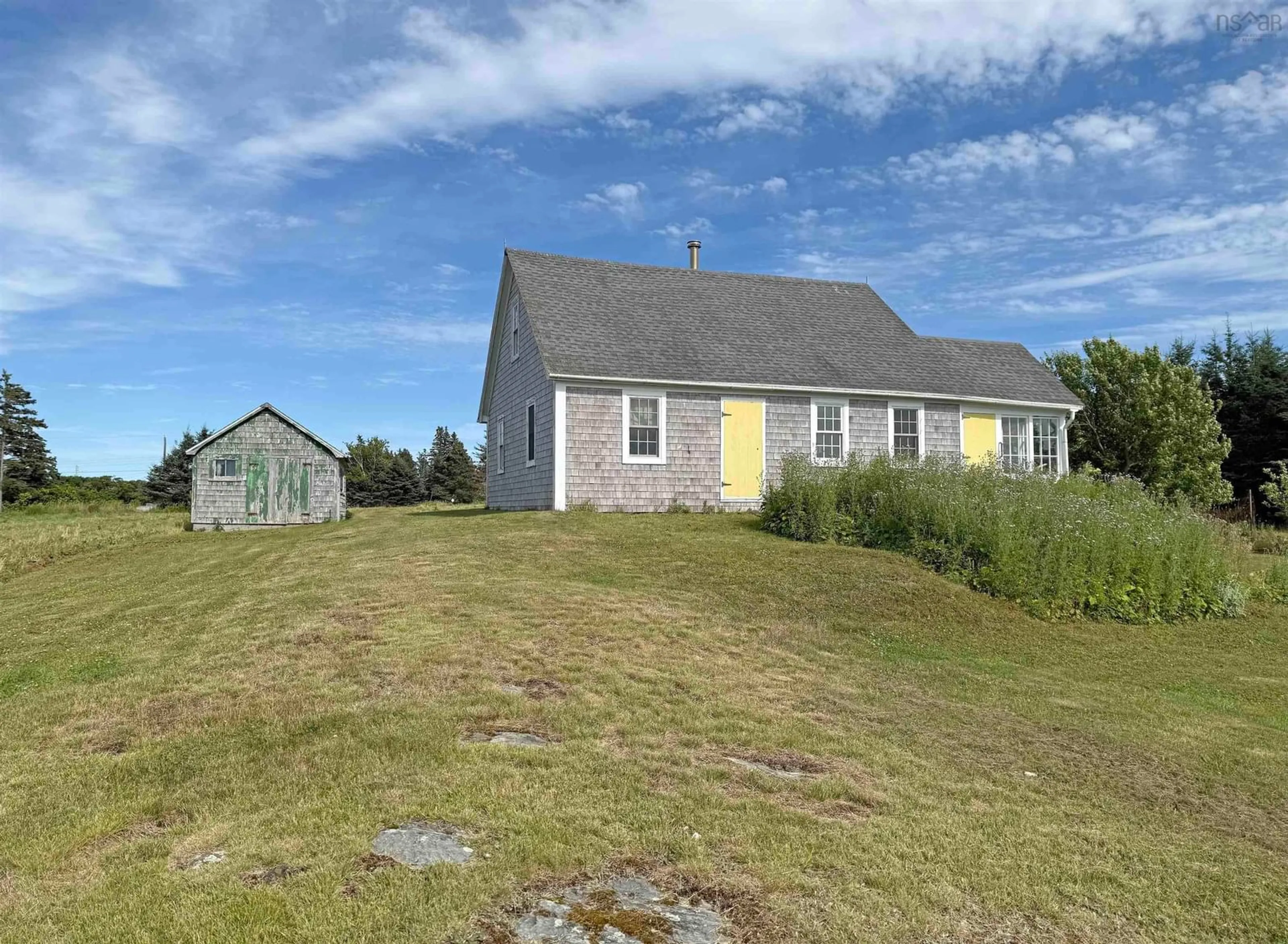 A pic from outside/outdoor area/front of a property/back of a property/a pic from drone, unknown for 351 Big Tancook Rd, Big Tancook Island Nova Scotia B0J 3G0