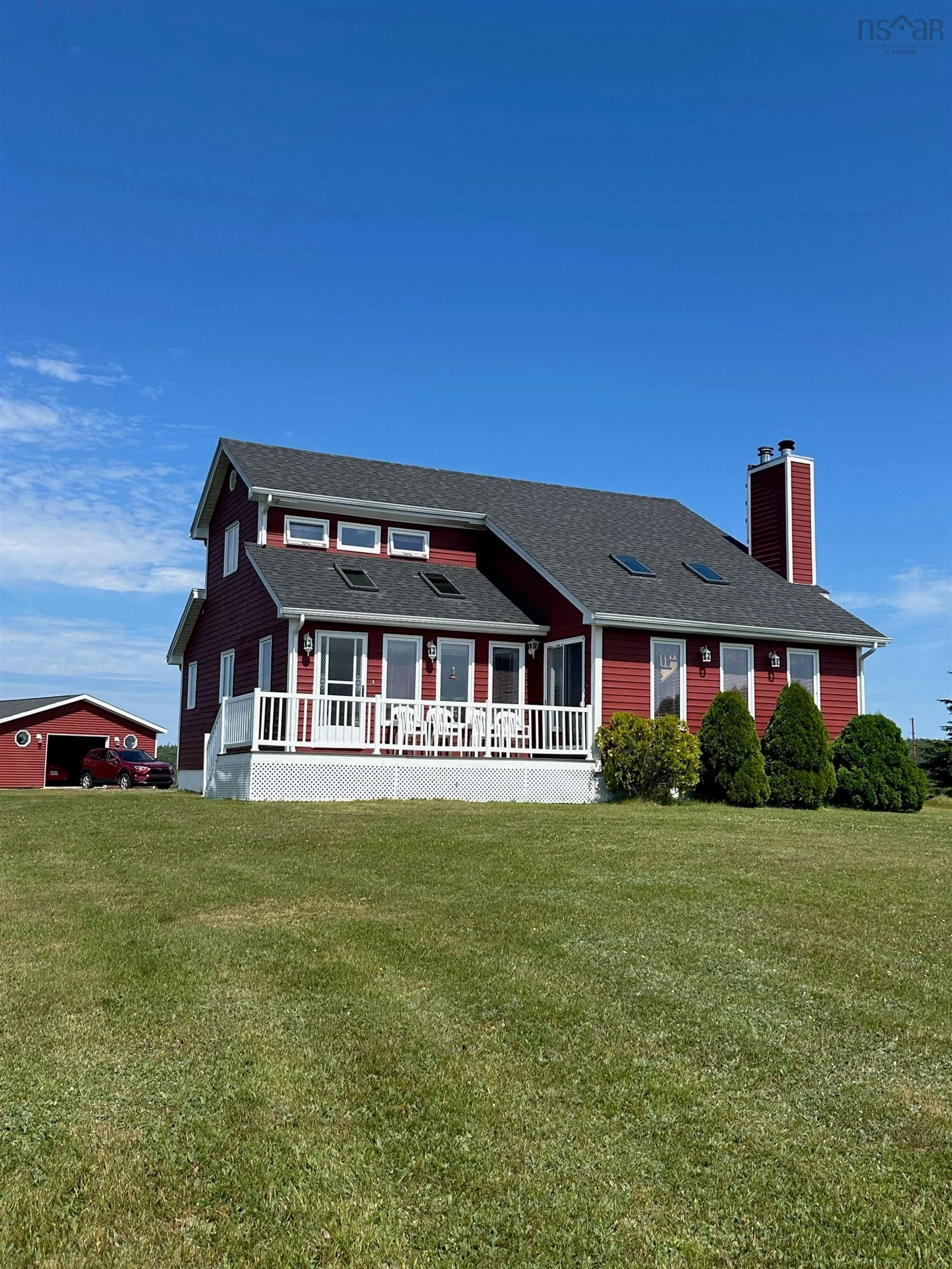 A pic from outside/outdoor area/front of a property/back of a property/a pic from drone, unknown for 25 North Road, Charlos Cove Nova Scotia B0H 1T0