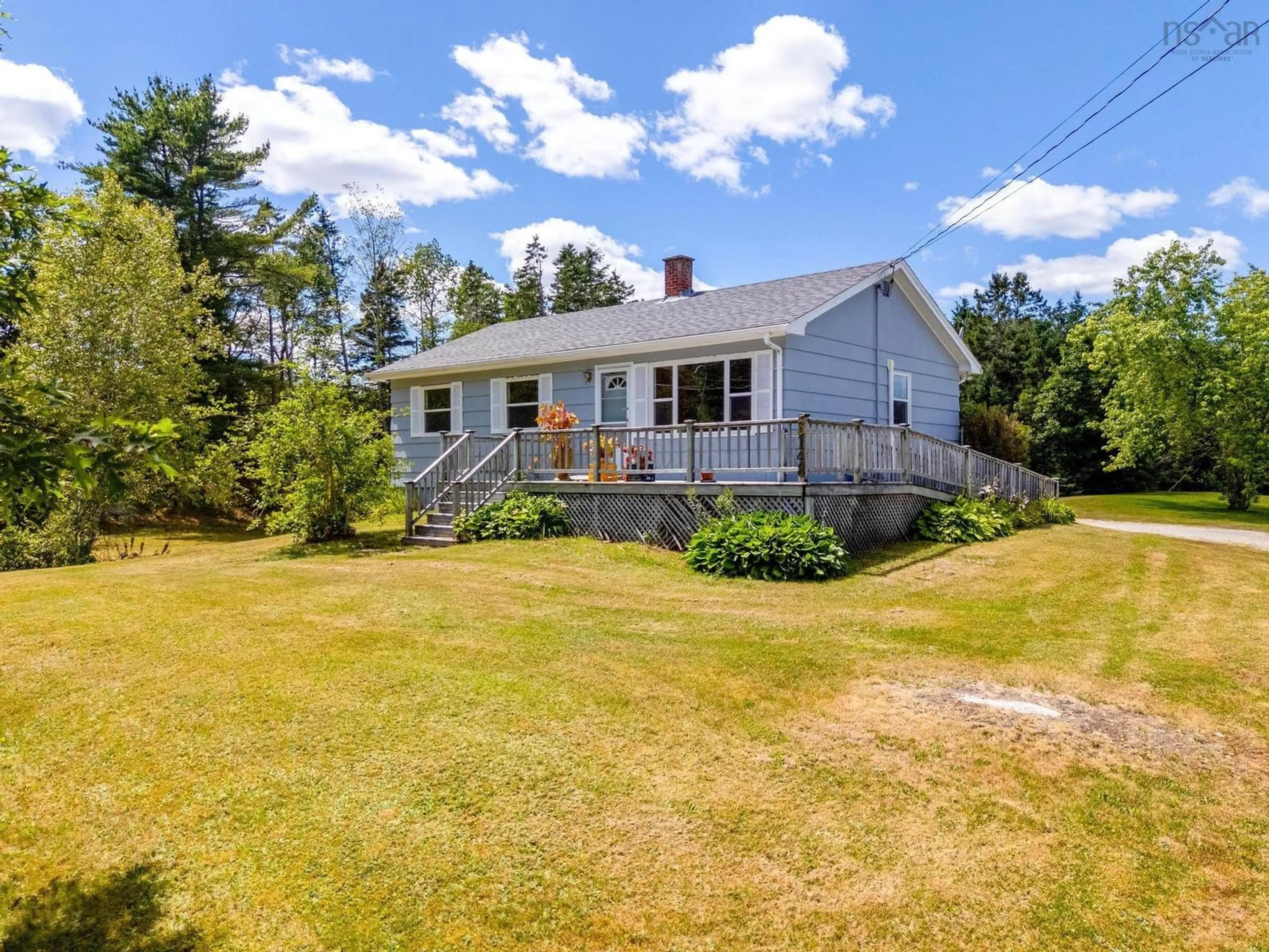 A pic from outside/outdoor area/front of a property/back of a property/a pic from drone, water/lake/river/ocean view for 3148 Highway 3, East Chester Nova Scotia B0J 1J0