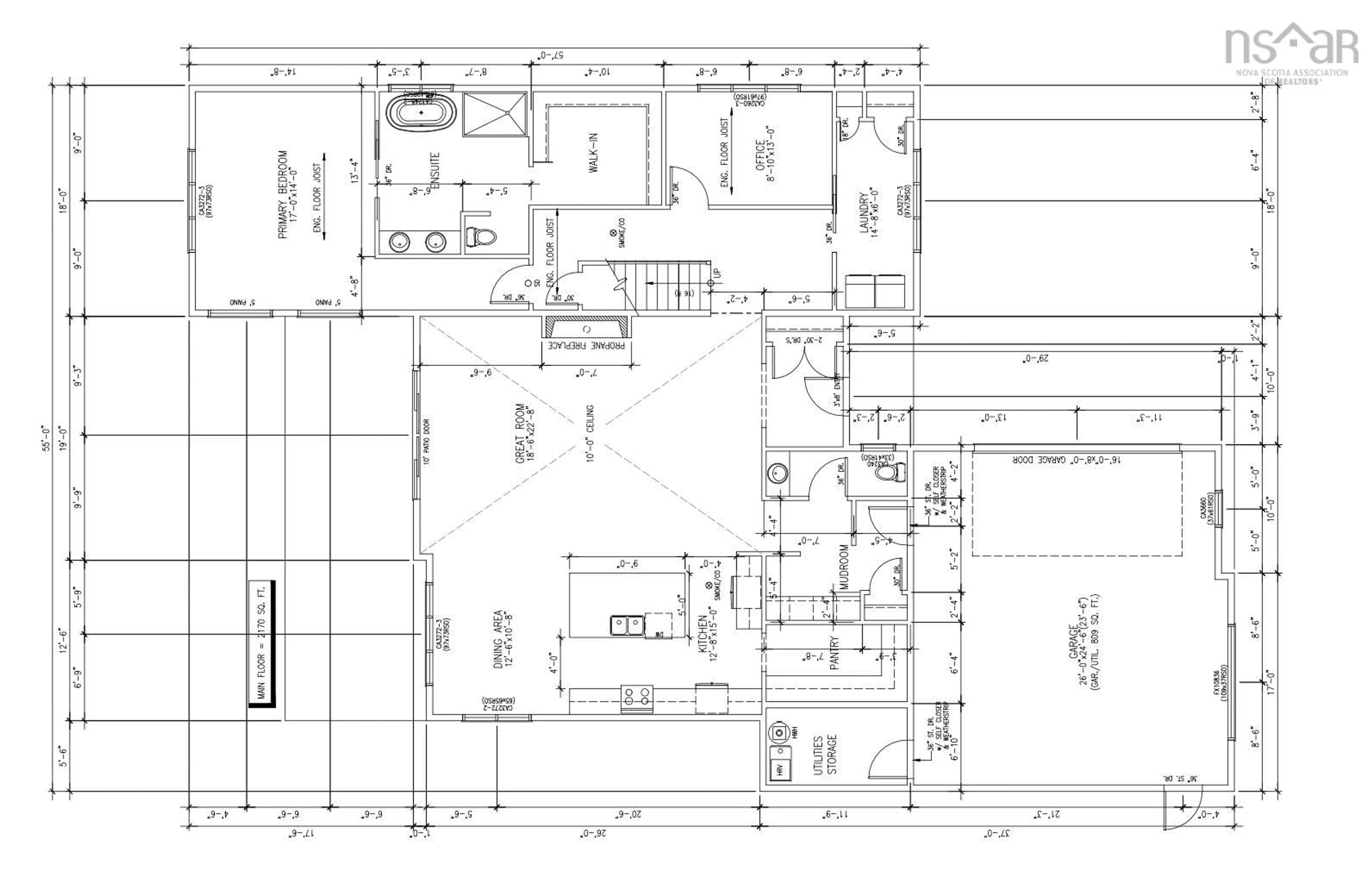 Floor plan for 741 Celebration Dr #Lot 739, Fall River Nova Scotia B2T 0V6