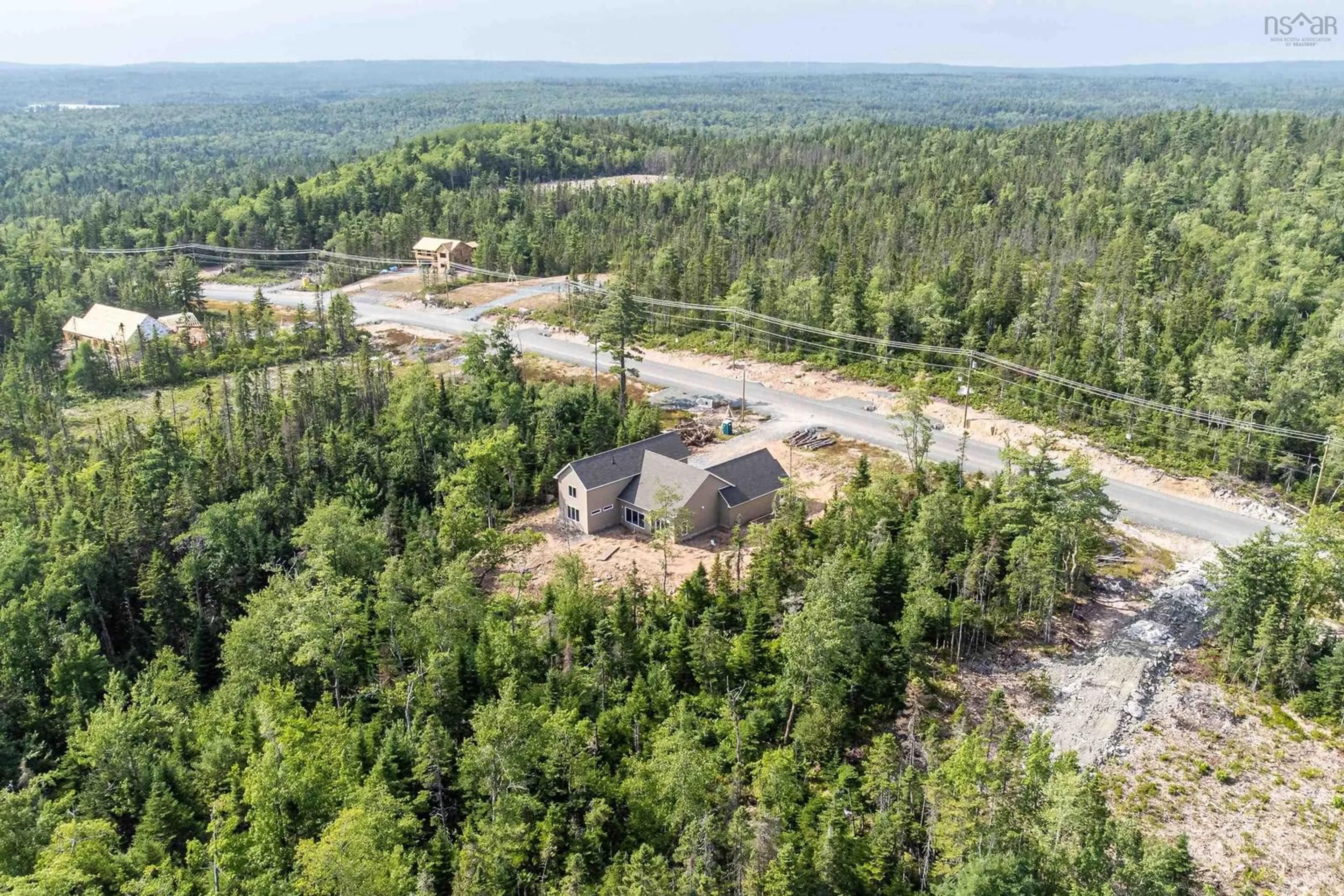 A pic from outside/outdoor area/front of a property/back of a property/a pic from drone, forest/trees view for 741 Celebration Dr #Lot 739, Fall River Nova Scotia B2T 0V6