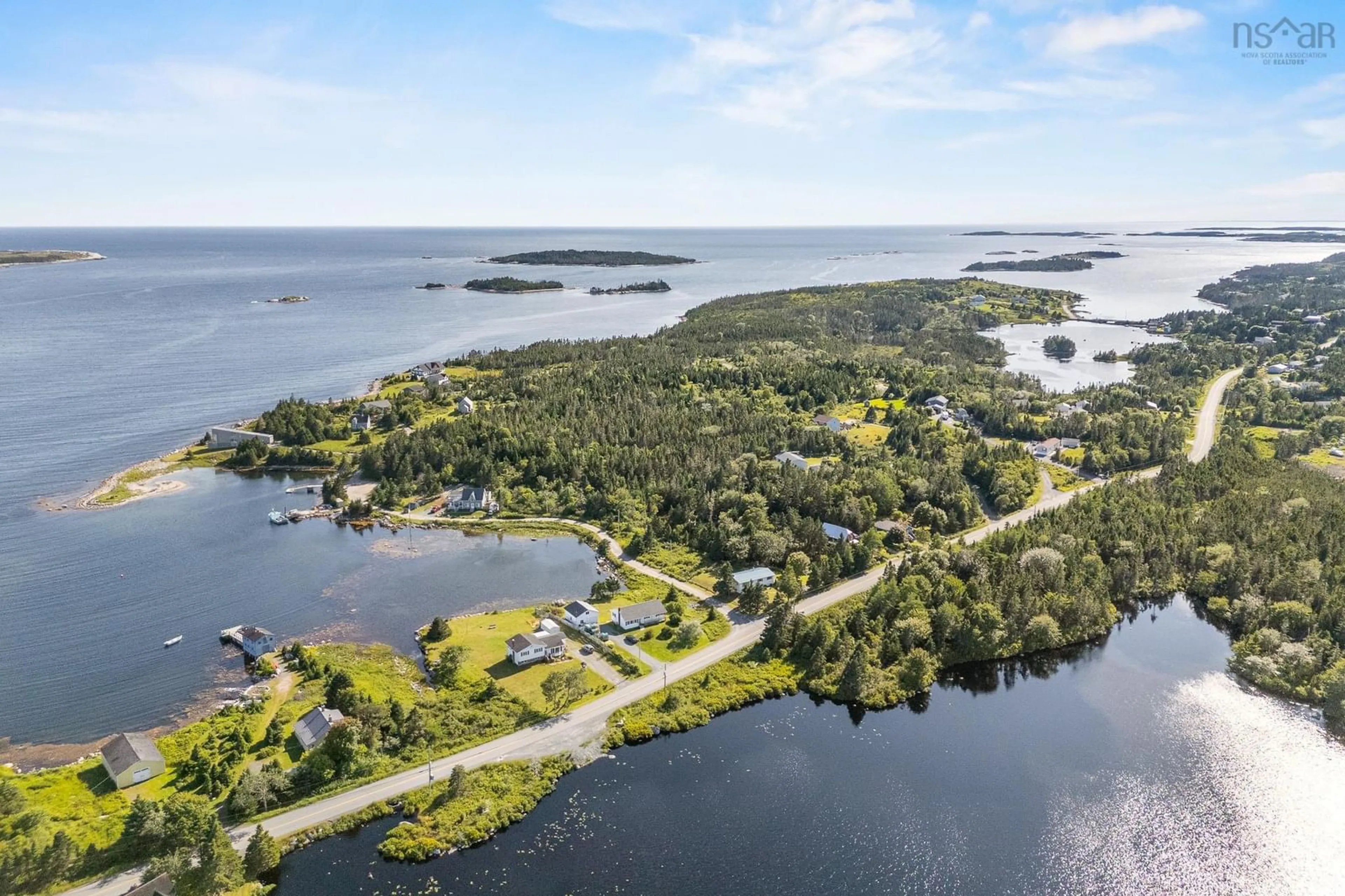 A pic from outside/outdoor area/front of a property/back of a property/a pic from drone, water/lake/river/ocean view for 714 West Pennant Rd, West Pennant Nova Scotia B3V 1M2