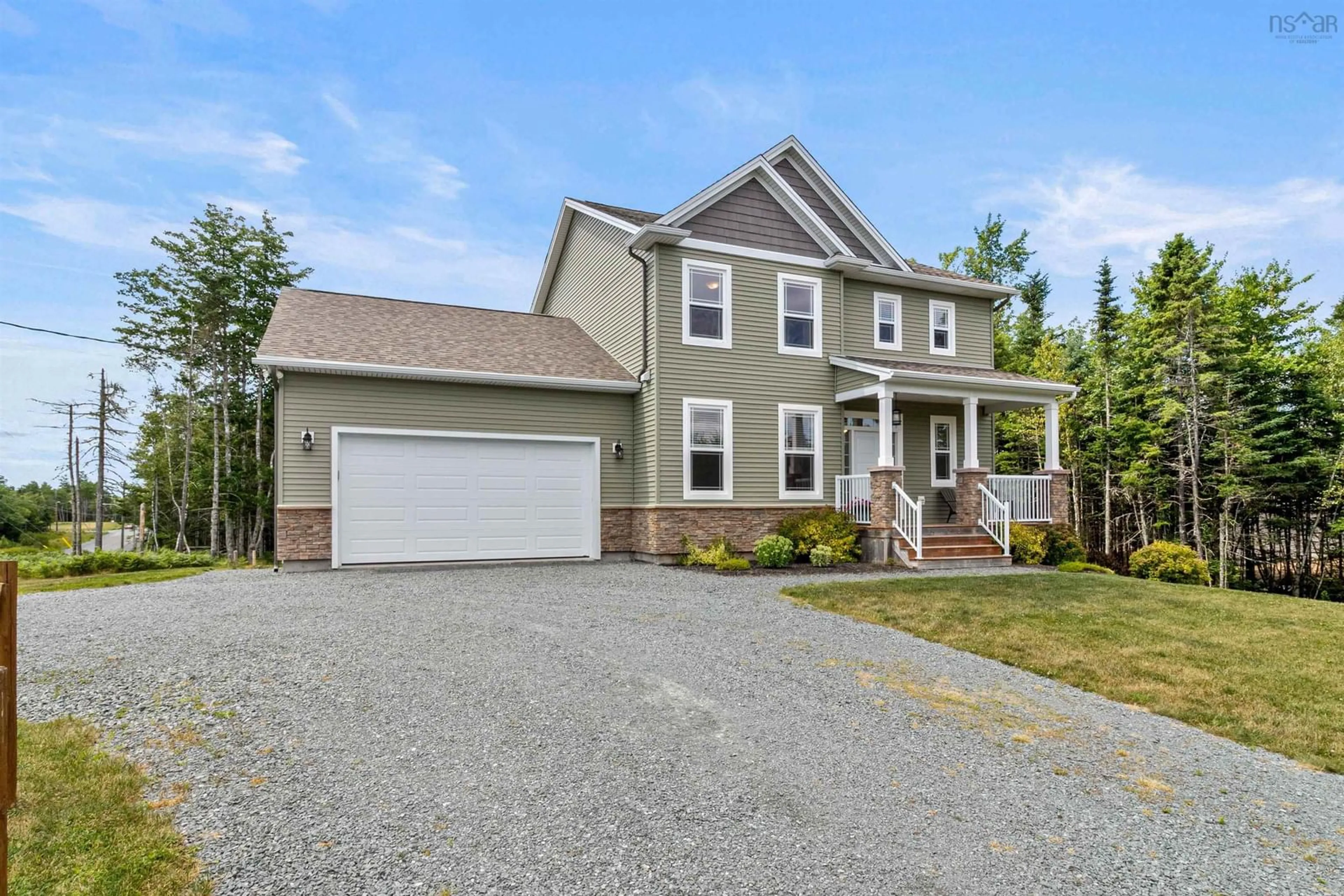 Home with vinyl exterior material, street for 379 Meadow View Way, Belnan Nova Scotia B2S 3K1
