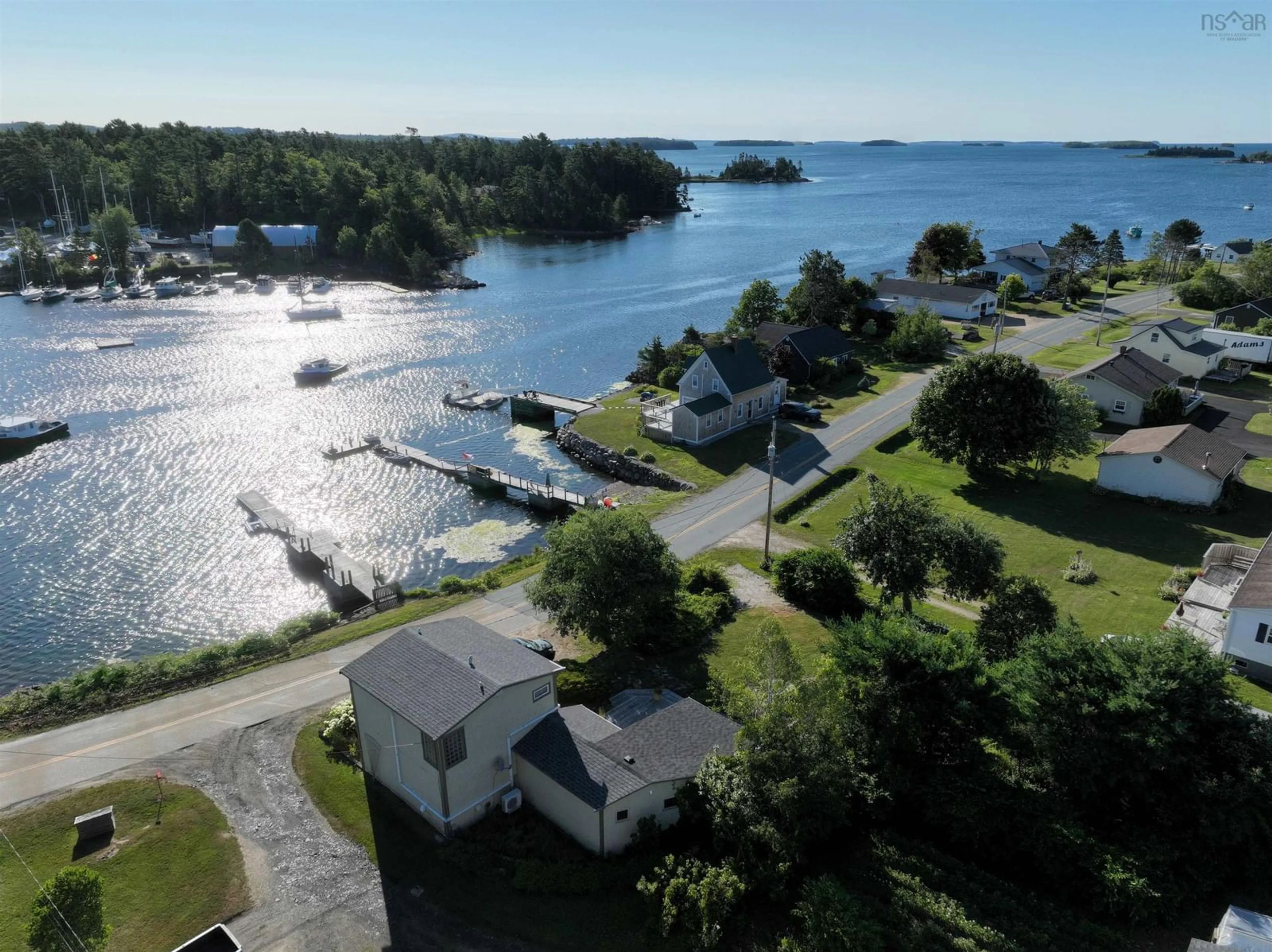 A pic from outside/outdoor area/front of a property/back of a property/a pic from drone, water/lake/river/ocean view for 142 Gold River Rd, Gold River Nova Scotia B0J 1K0