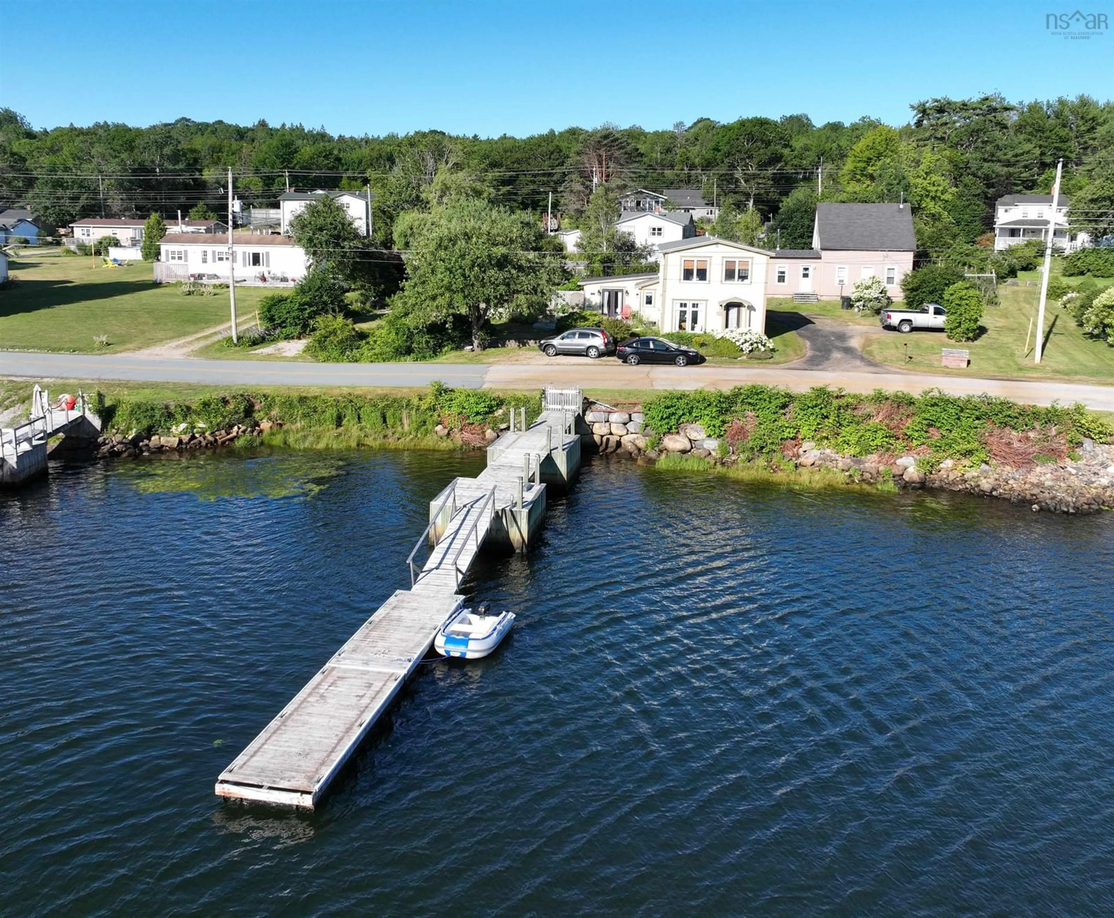 A pic from outside/outdoor area/front of a property/back of a property/a pic from drone, water/lake/river/ocean view for 142 Gold River Rd, Gold River Nova Scotia B0J 1K0