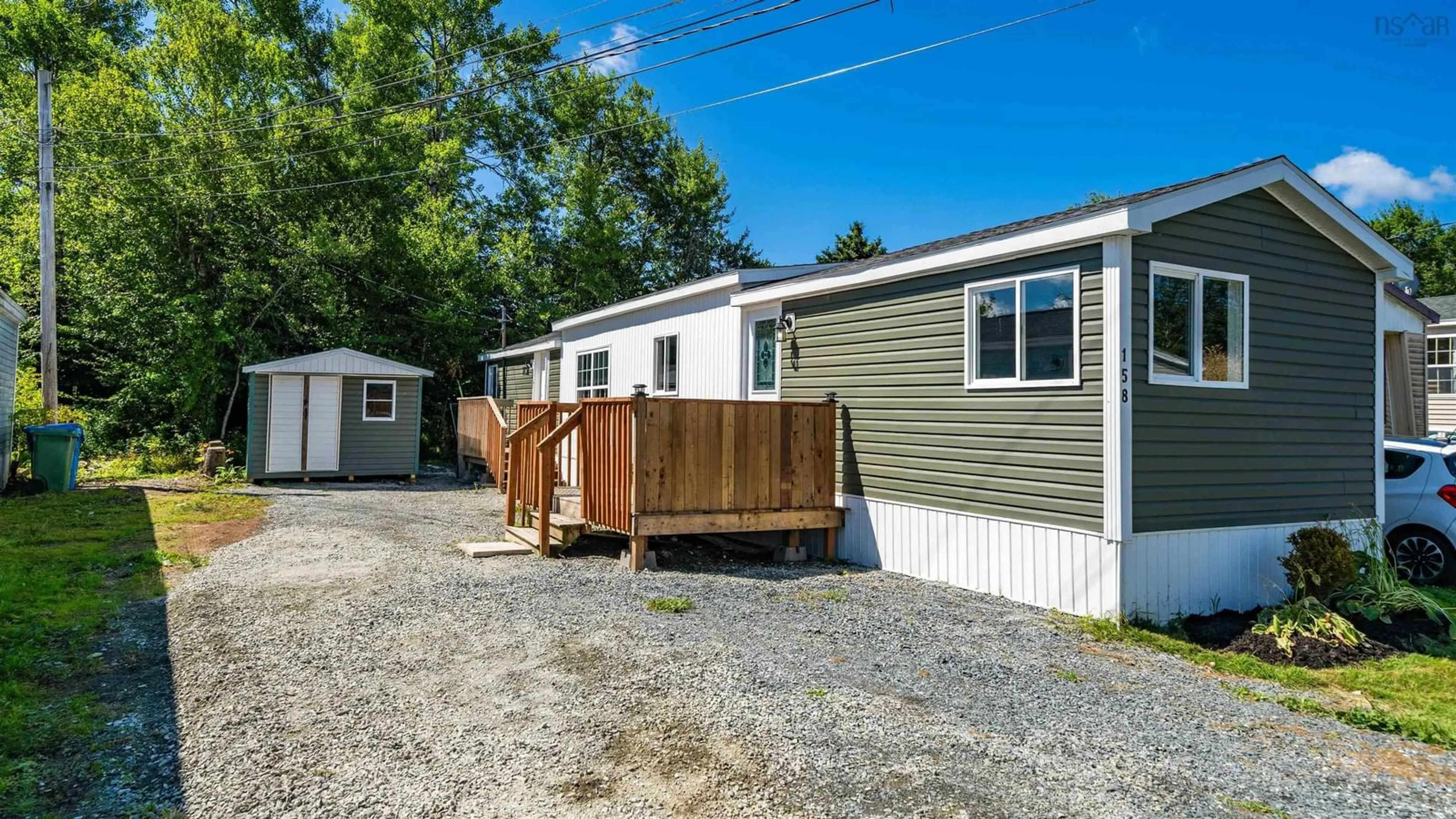Home with vinyl exterior material, street for 158 Hilltop Drive, Lower Sackville Nova Scotia B4C 2P5