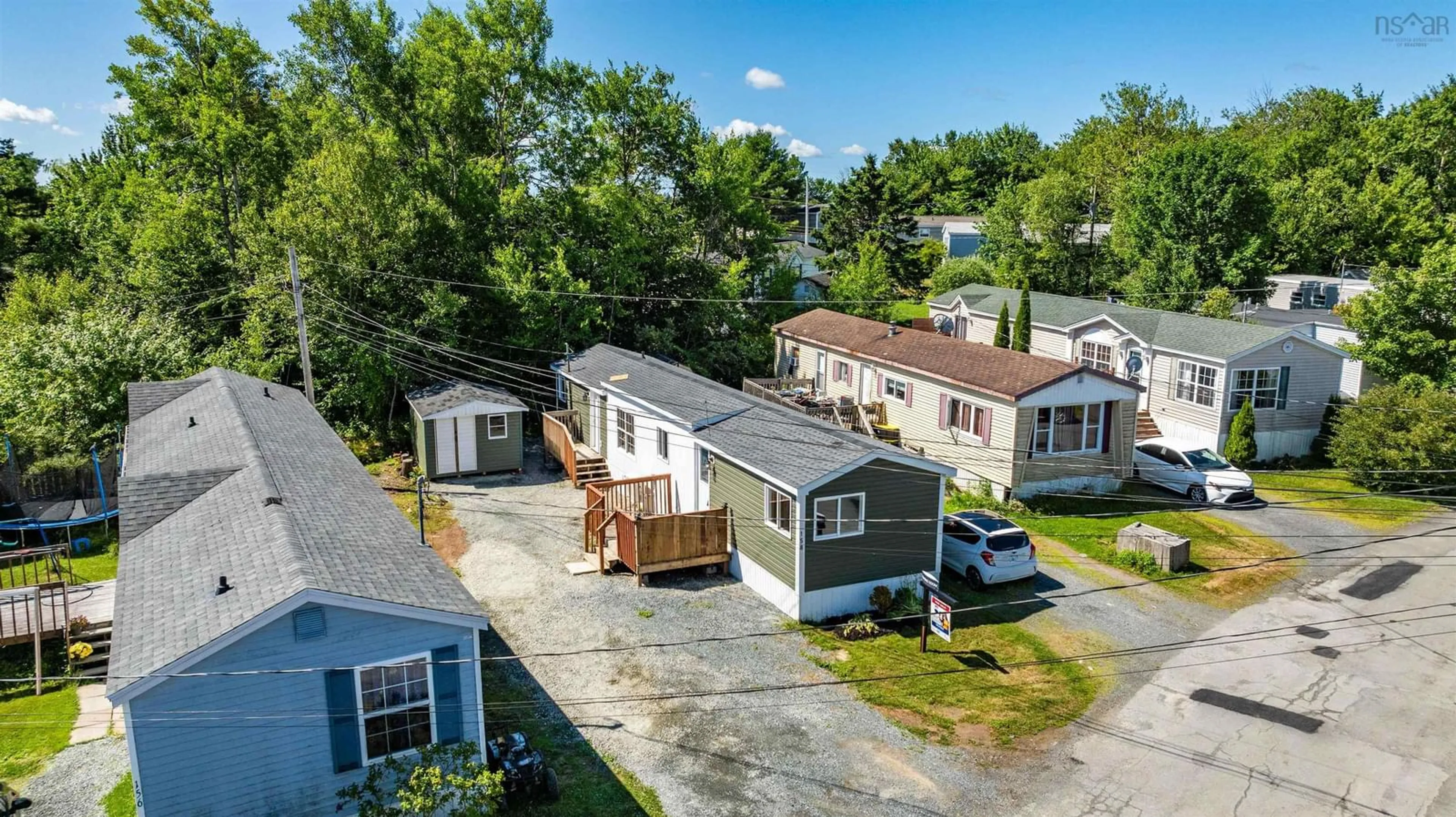A pic from outside/outdoor area/front of a property/back of a property/a pic from drone, street for 158 Hilltop Drive, Lower Sackville Nova Scotia B4C 2P5