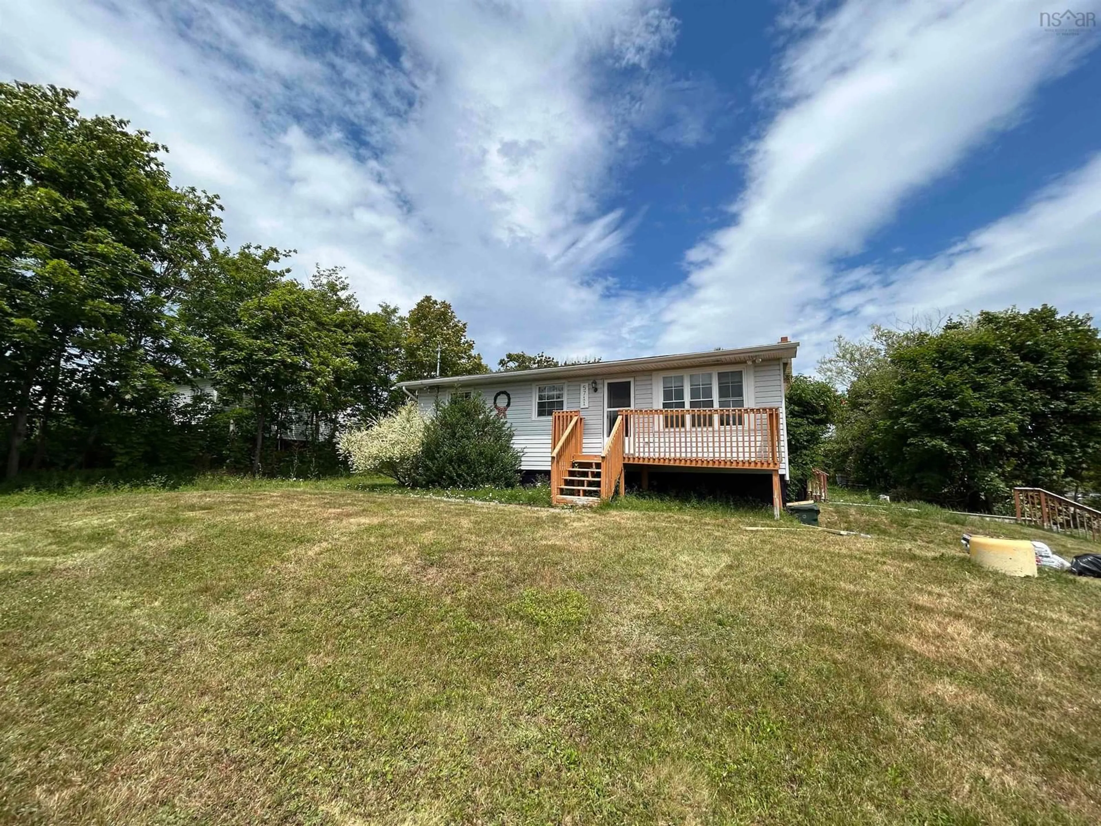 A pic from outside/outdoor area/front of a property/back of a property/a pic from drone, unknown for 5711 Union Hwy, River Ryan Nova Scotia B1H 5J9