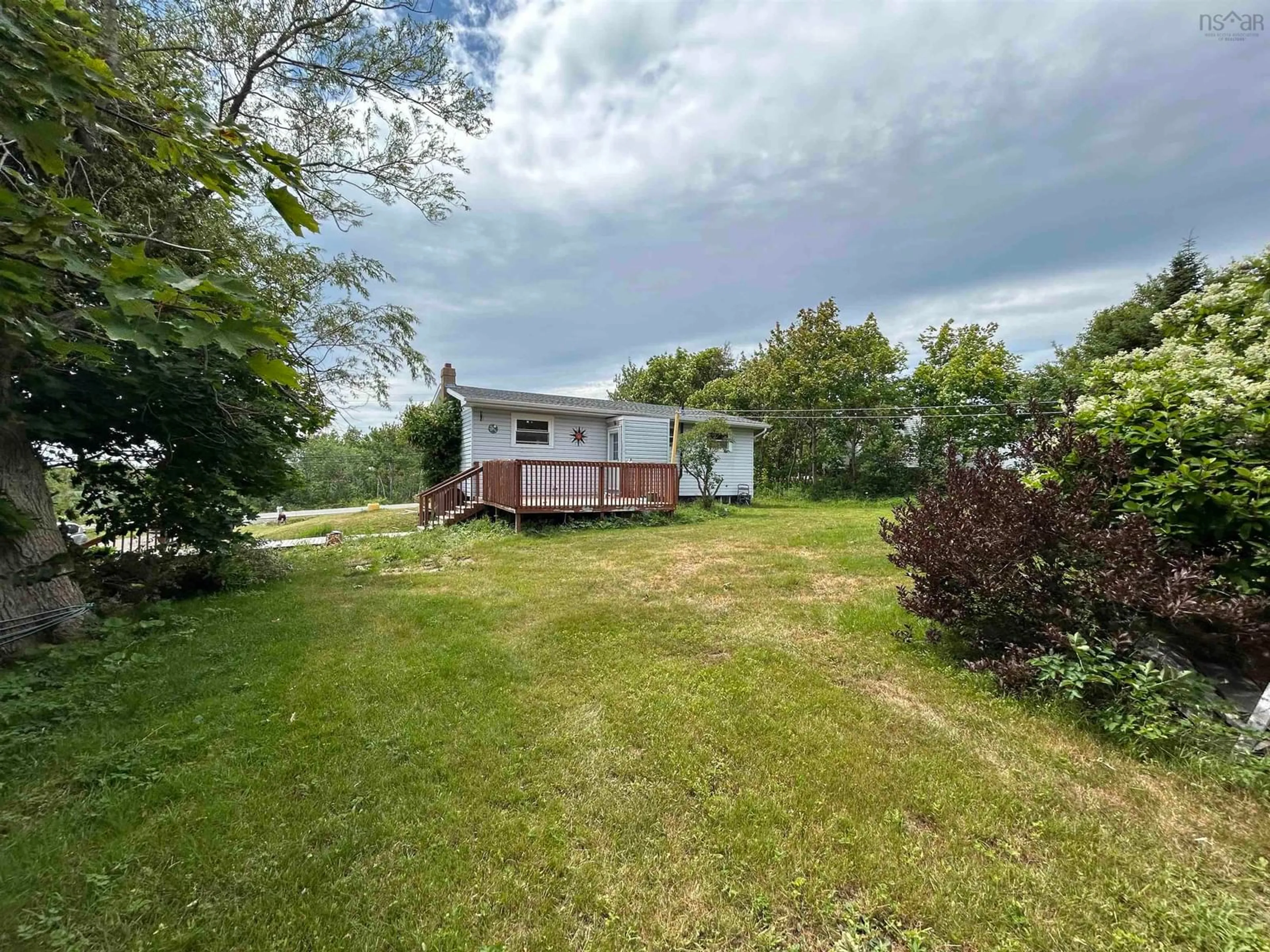 A pic from outside/outdoor area/front of a property/back of a property/a pic from drone, water/lake/river/ocean view for 5711 Union Hwy, River Ryan Nova Scotia B1H 5J9