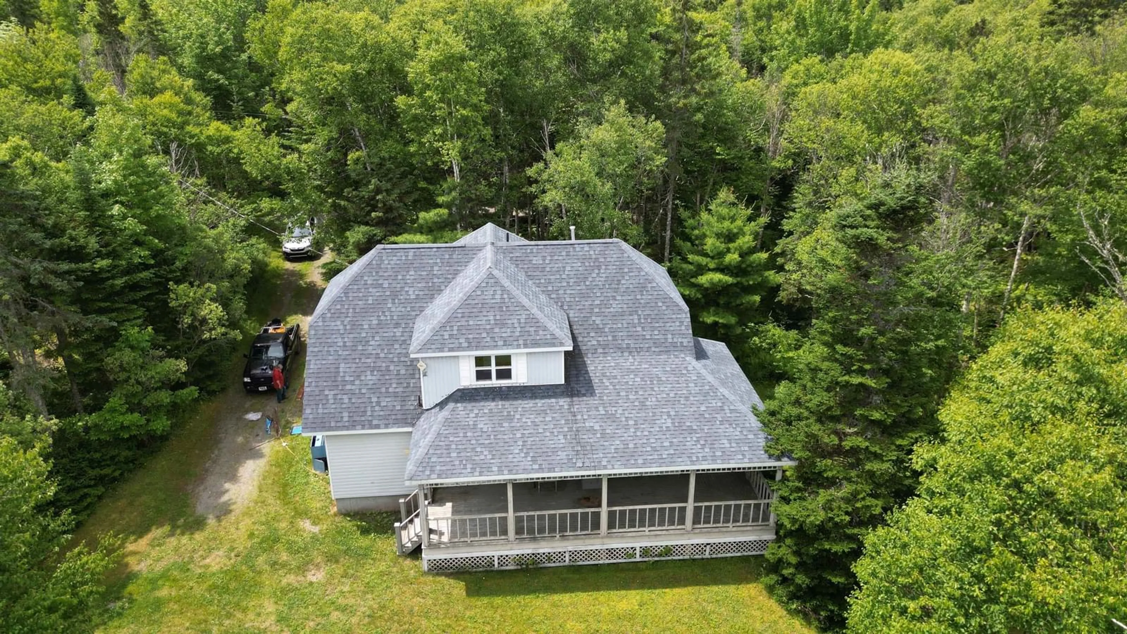 A pic from outside/outdoor area/front of a property/back of a property/a pic from drone, unknown for 5536 East Bay Hwy, Ben Eoin Nova Scotia B1J 1P6