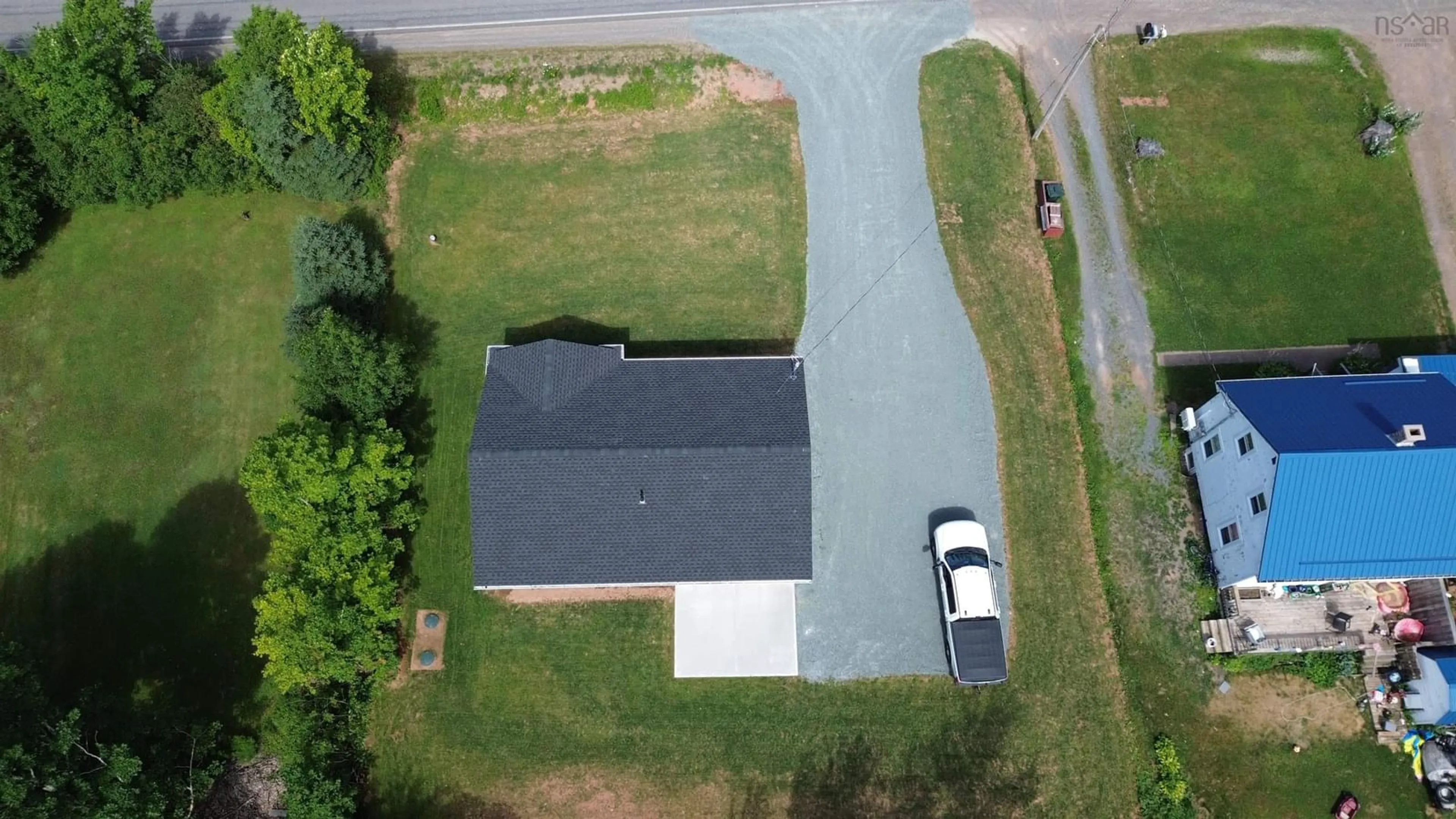 A pic from outside/outdoor area/front of a property/back of a property/a pic from drone, unknown for 766 Hwy 311, North River Nova Scotia B6L 6H5
