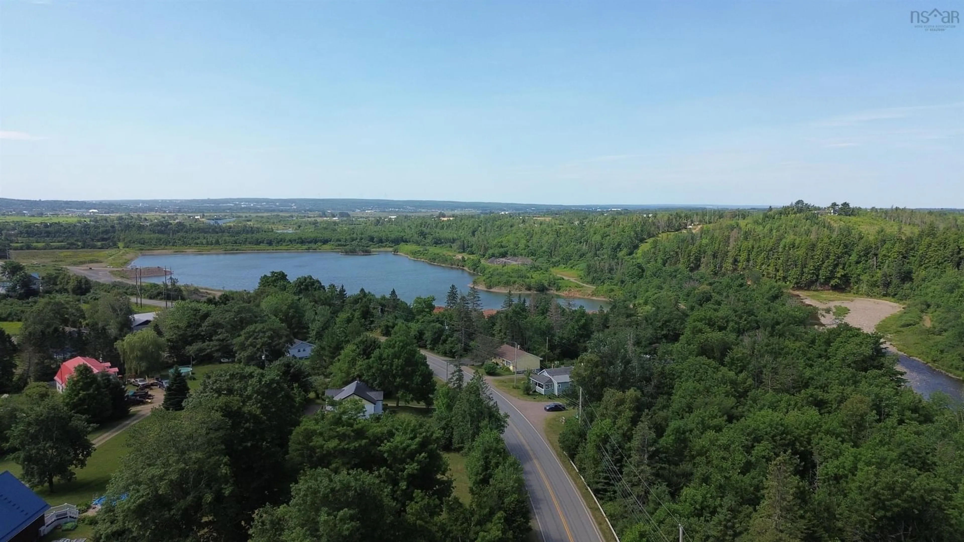 A pic from outside/outdoor area/front of a property/back of a property/a pic from drone, water/lake/river/ocean view for 766 Hwy 311, North River Nova Scotia B6L 6H5