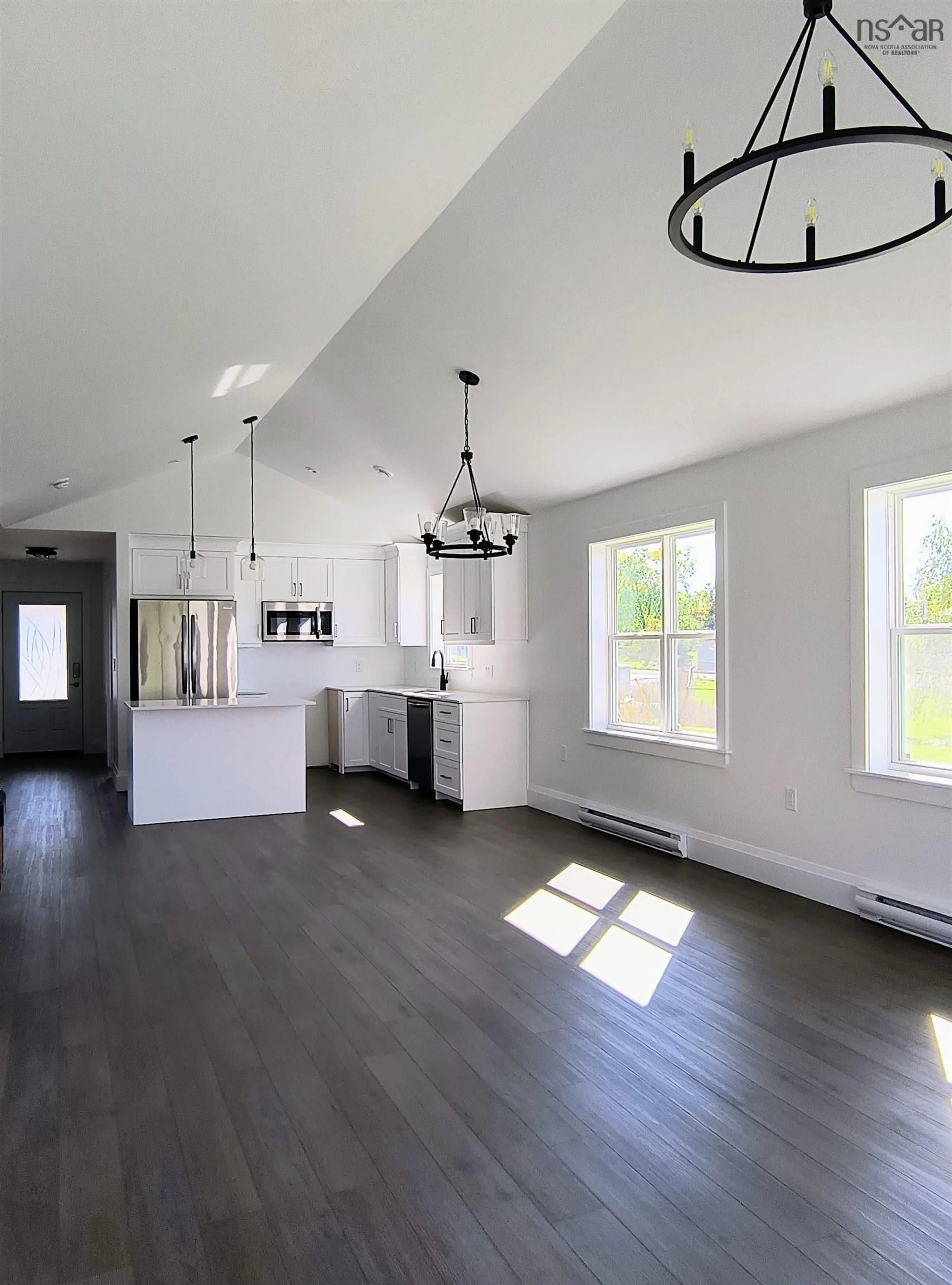 Open concept kitchen, wood/laminate floor for Lot 13 Rubys Way, Stewiacke Nova Scotia B0N 2J0