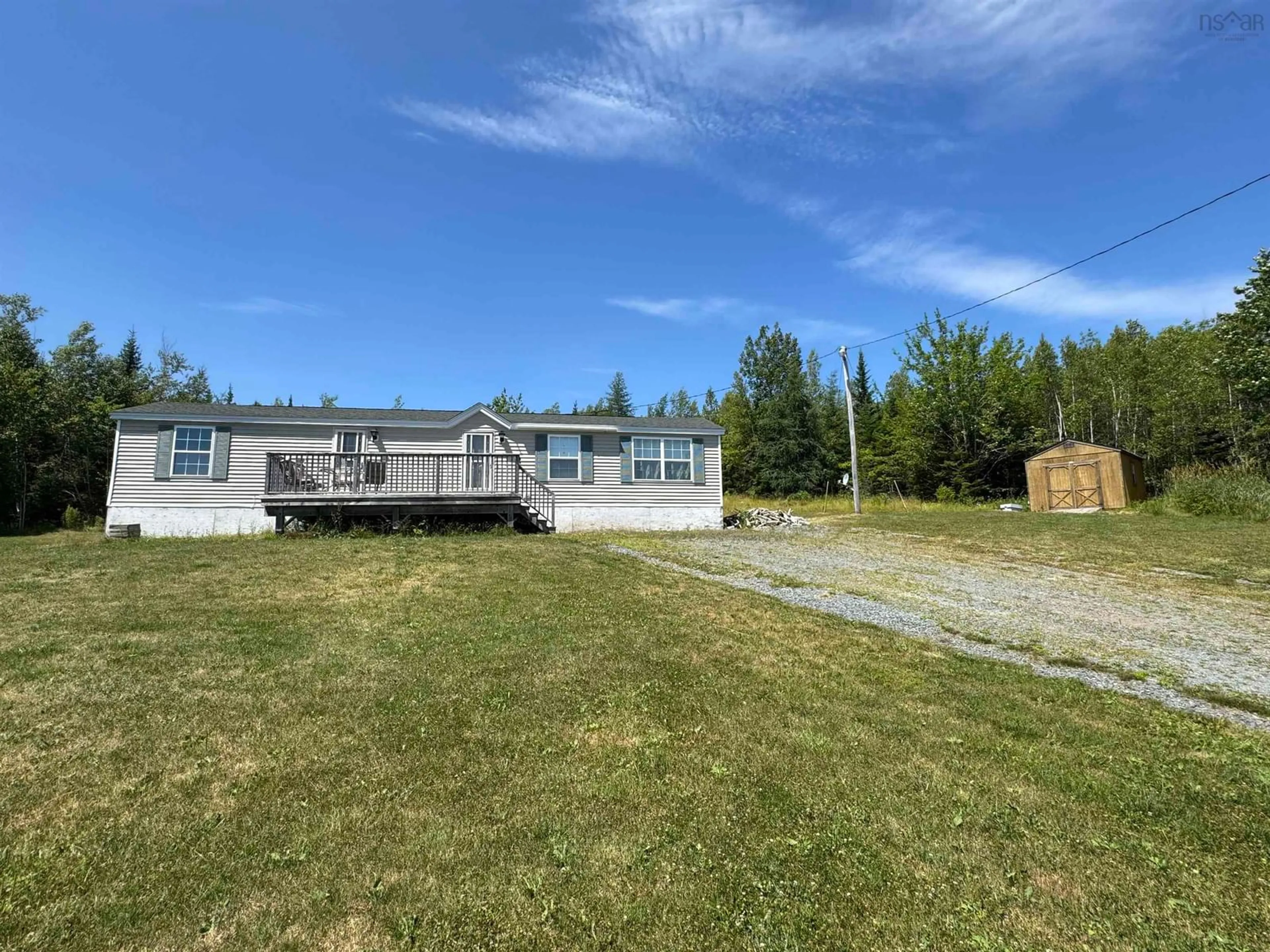 A pic from outside/outdoor area/front of a property/back of a property/a pic from drone, water/lake/river/ocean view for 705 Lake Egmont, Lake Egmont Nova Scotia B0N 1Y0