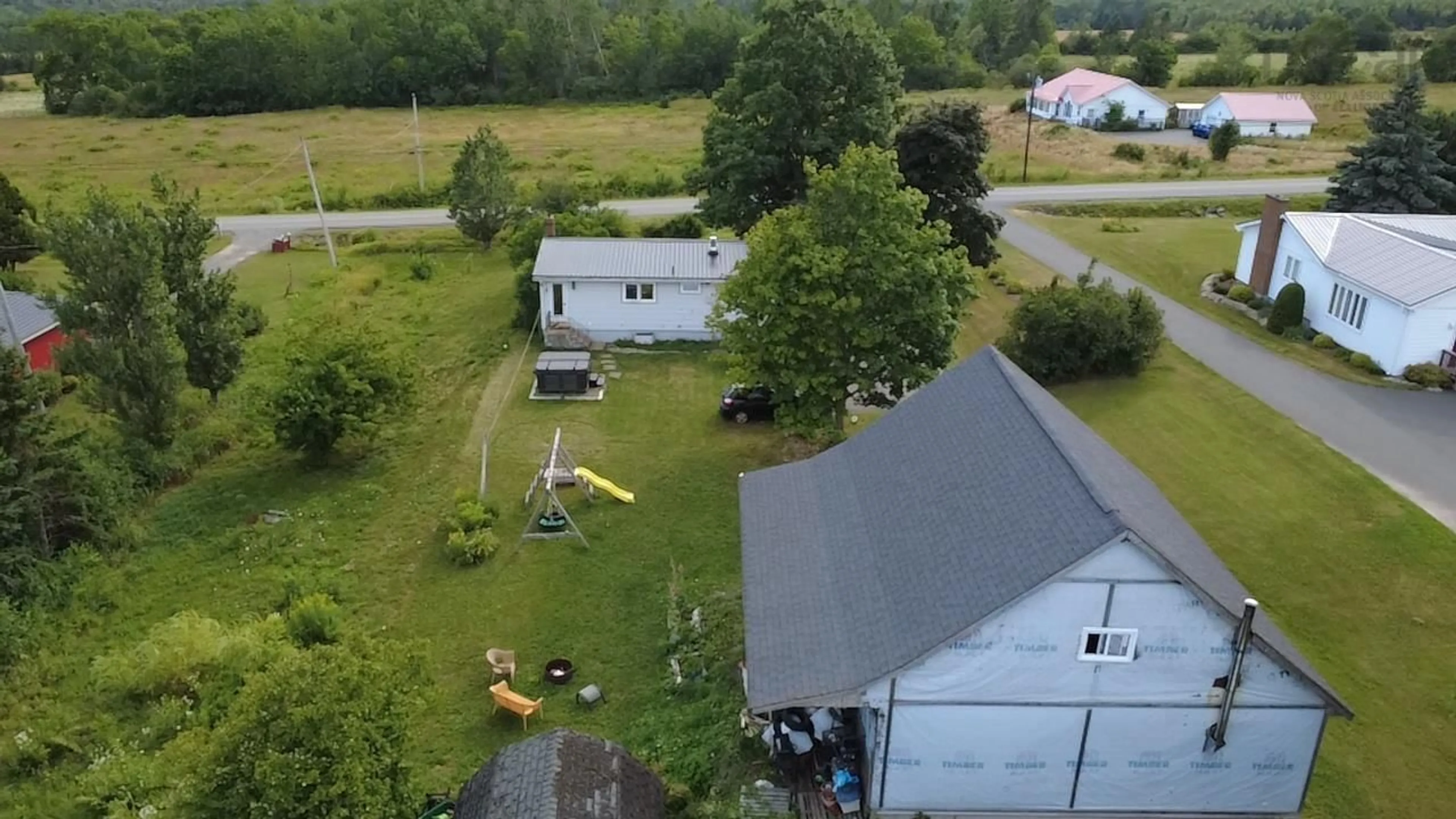 A pic from outside/outdoor area/front of a property/back of a property/a pic from drone, building for 256 Scotch Hill Rd, Lyons Brook Nova Scotia B0K 1H0