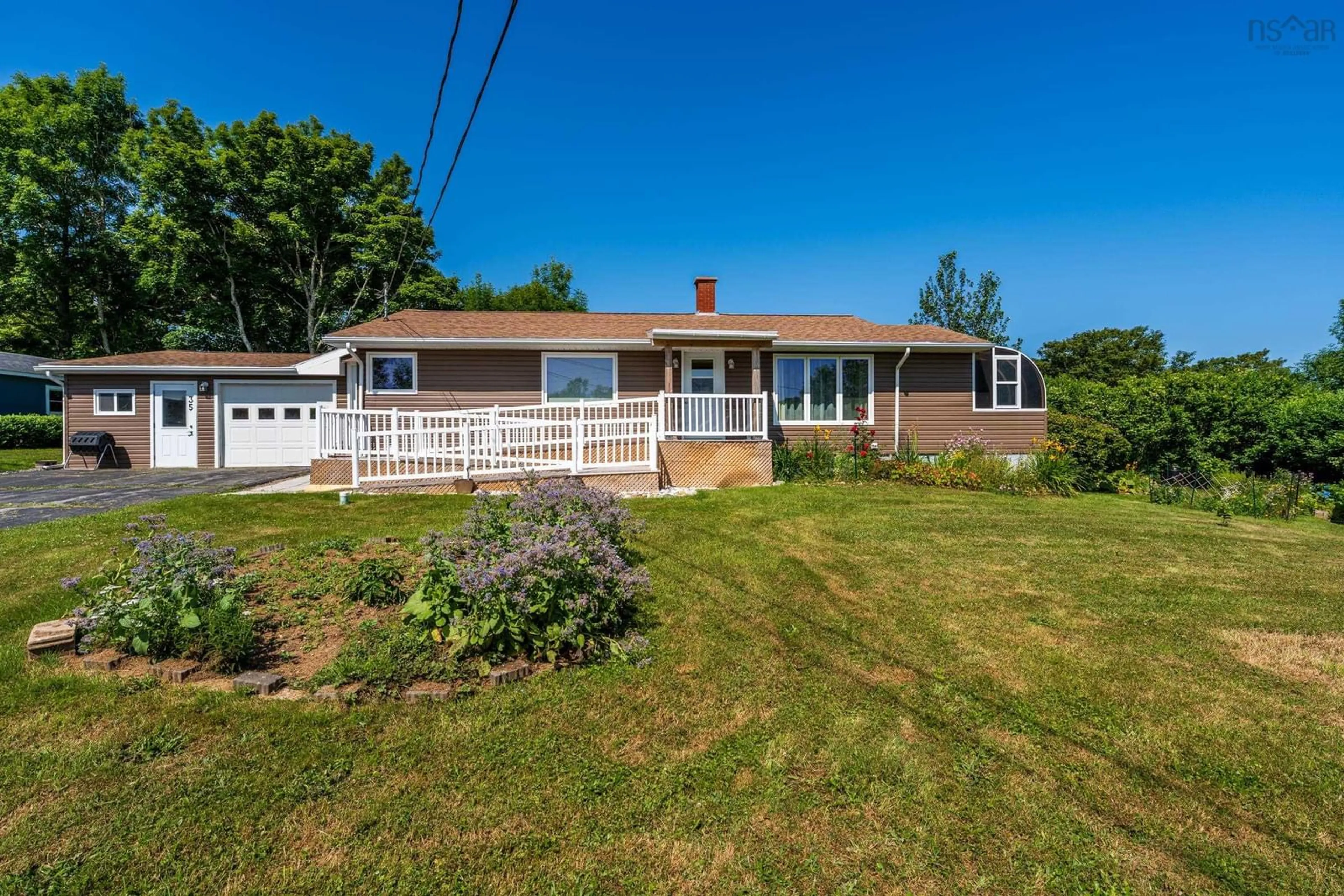 A pic from outside/outdoor area/front of a property/back of a property/a pic from drone, water/lake/river/ocean view for 35 Hector St, Port Maitland Nova Scotia B5A 5R8
