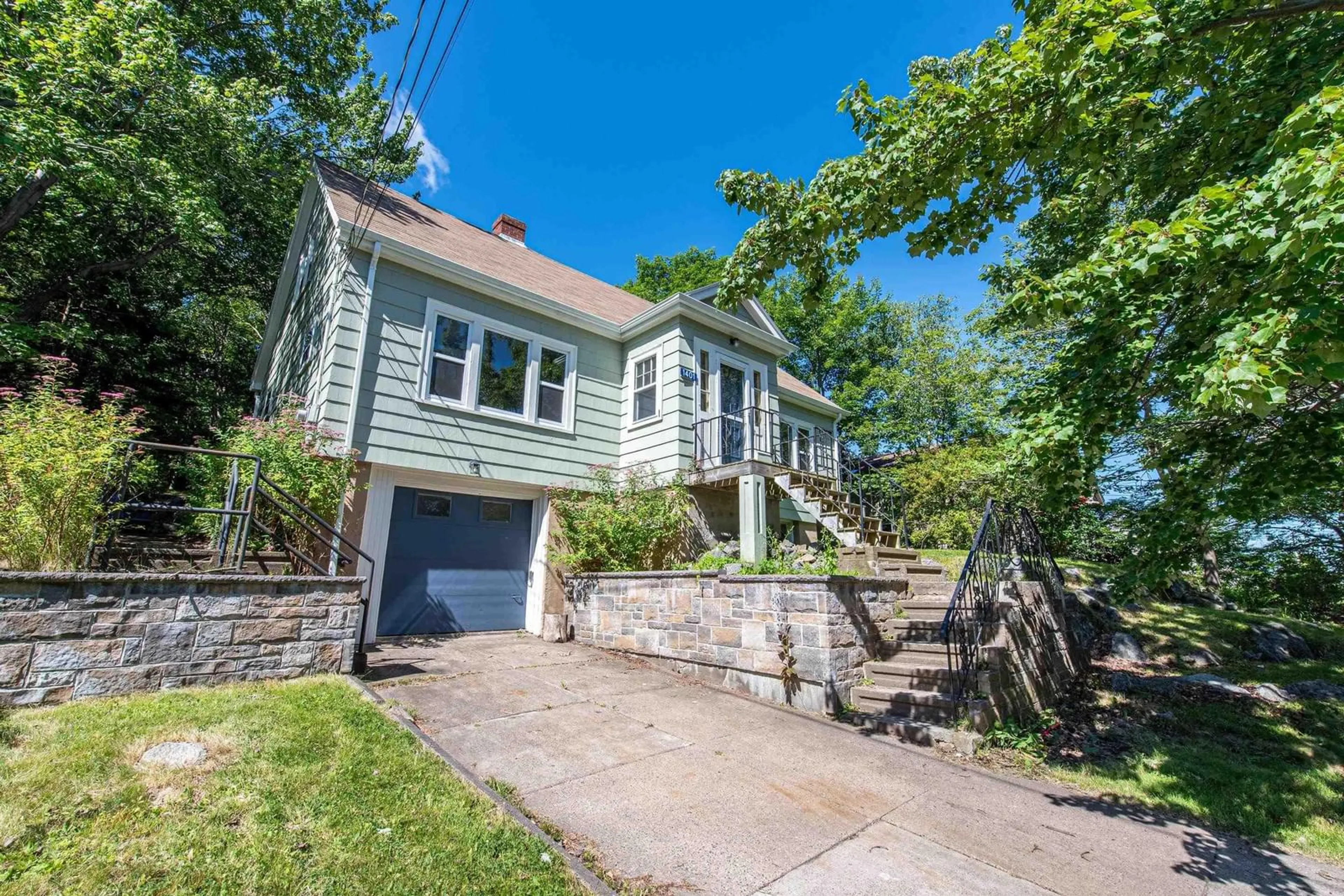 A pic from outside/outdoor area/front of a property/back of a property/a pic from drone, street for 1401 Purcells Cove Rd, Halifax Nova Scotia B3P 1B3