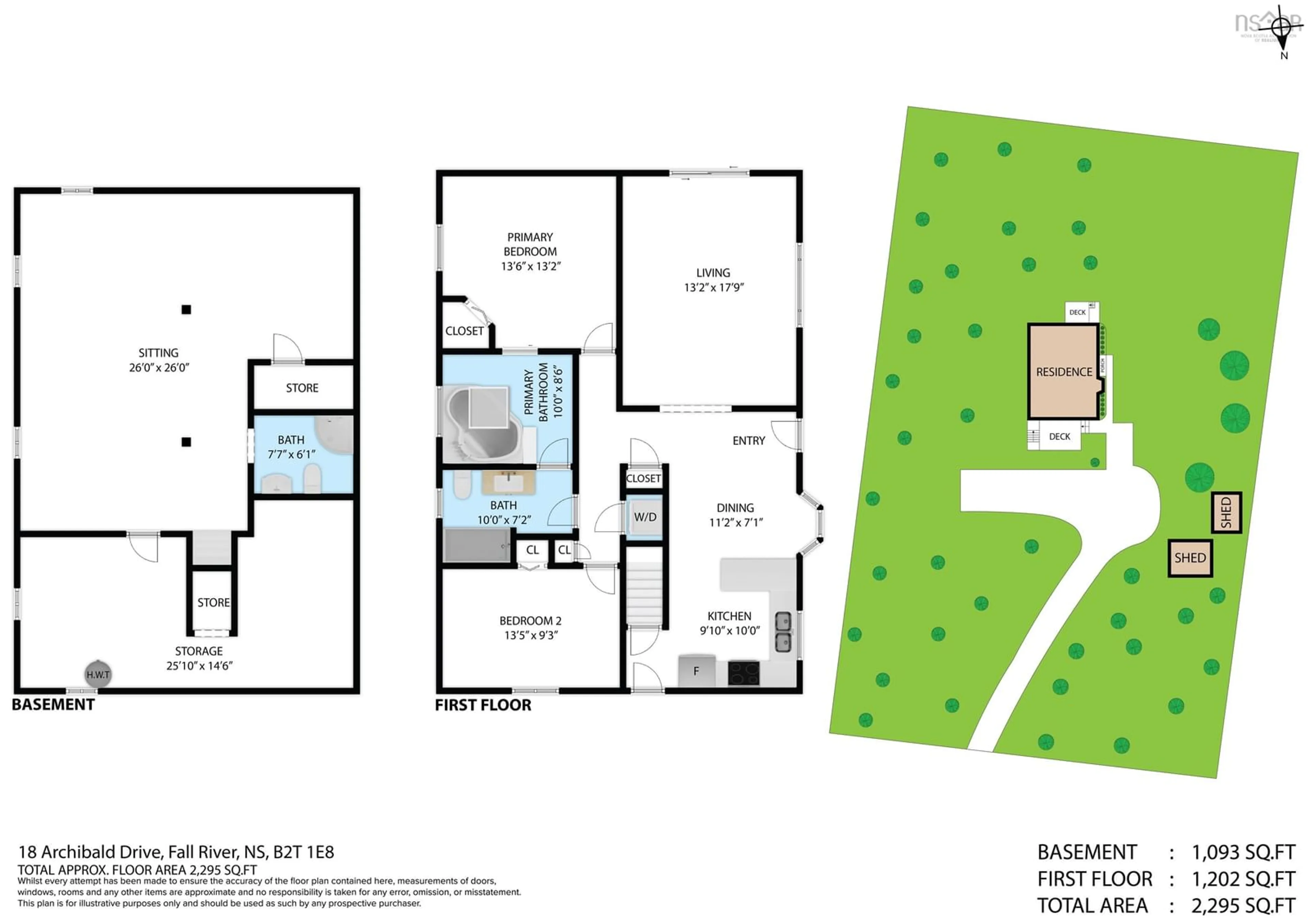 Floor plan for 18 Archibald Dr, Fall River Nova Scotia B2T 1E8