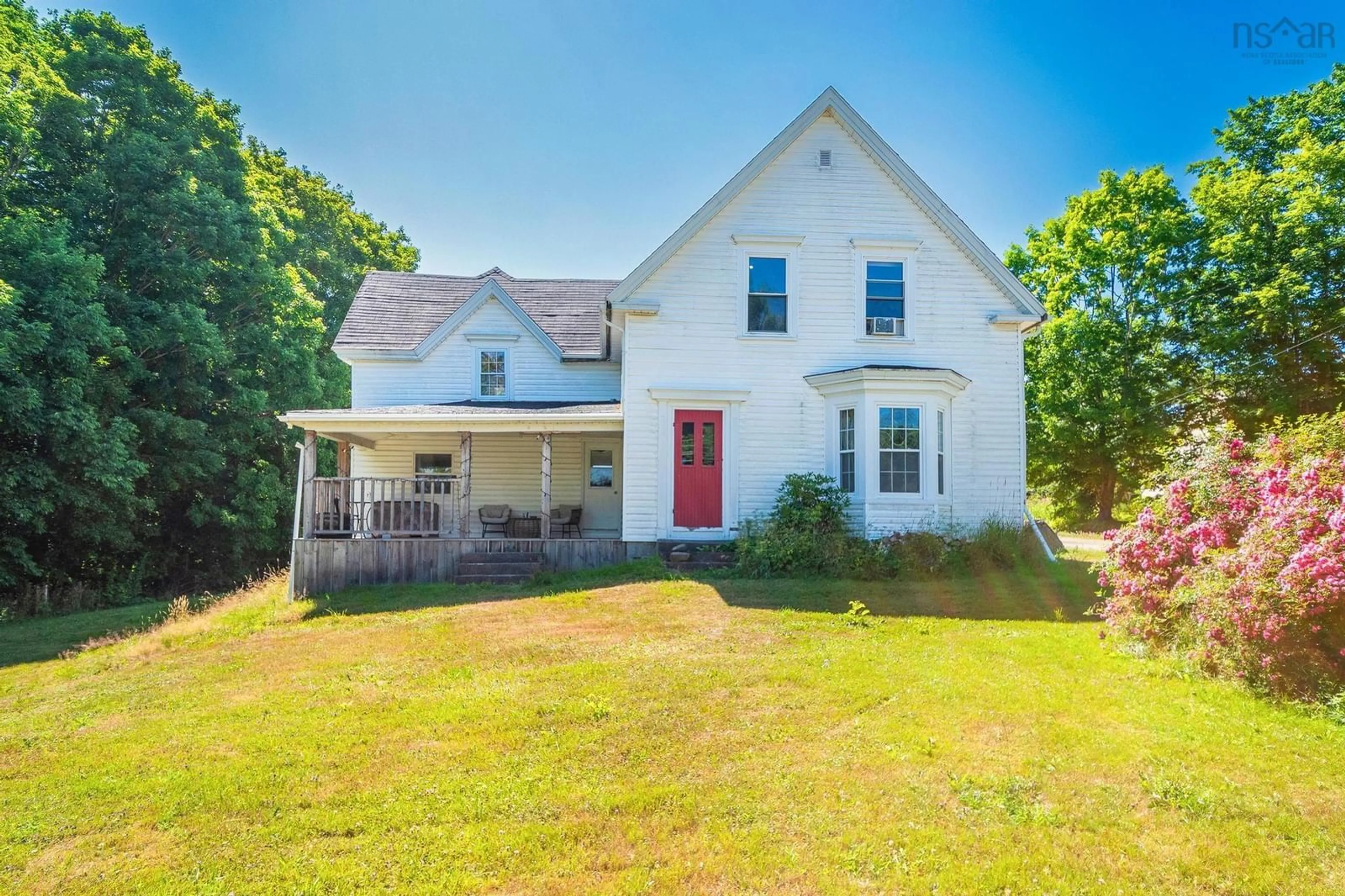 A pic from outside/outdoor area/front of a property/back of a property/a pic from drone, street for 1726 201 Hwy, Round Hill Nova Scotia B0S 1A0