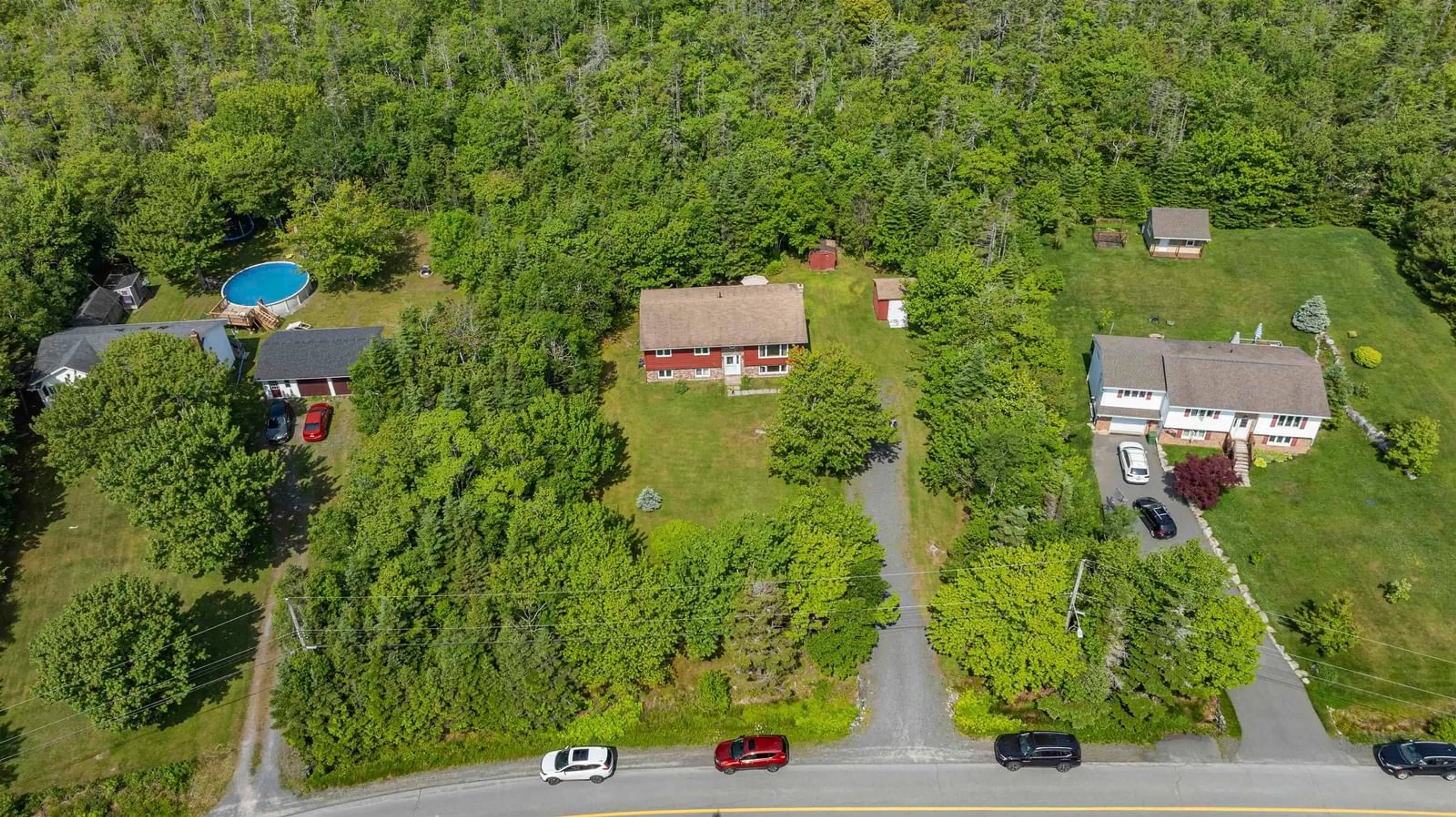 A pic from outside/outdoor area/front of a property/back of a property/a pic from drone, street for 200 Bayview Dr, Whites Lake Nova Scotia B3T 1Z1