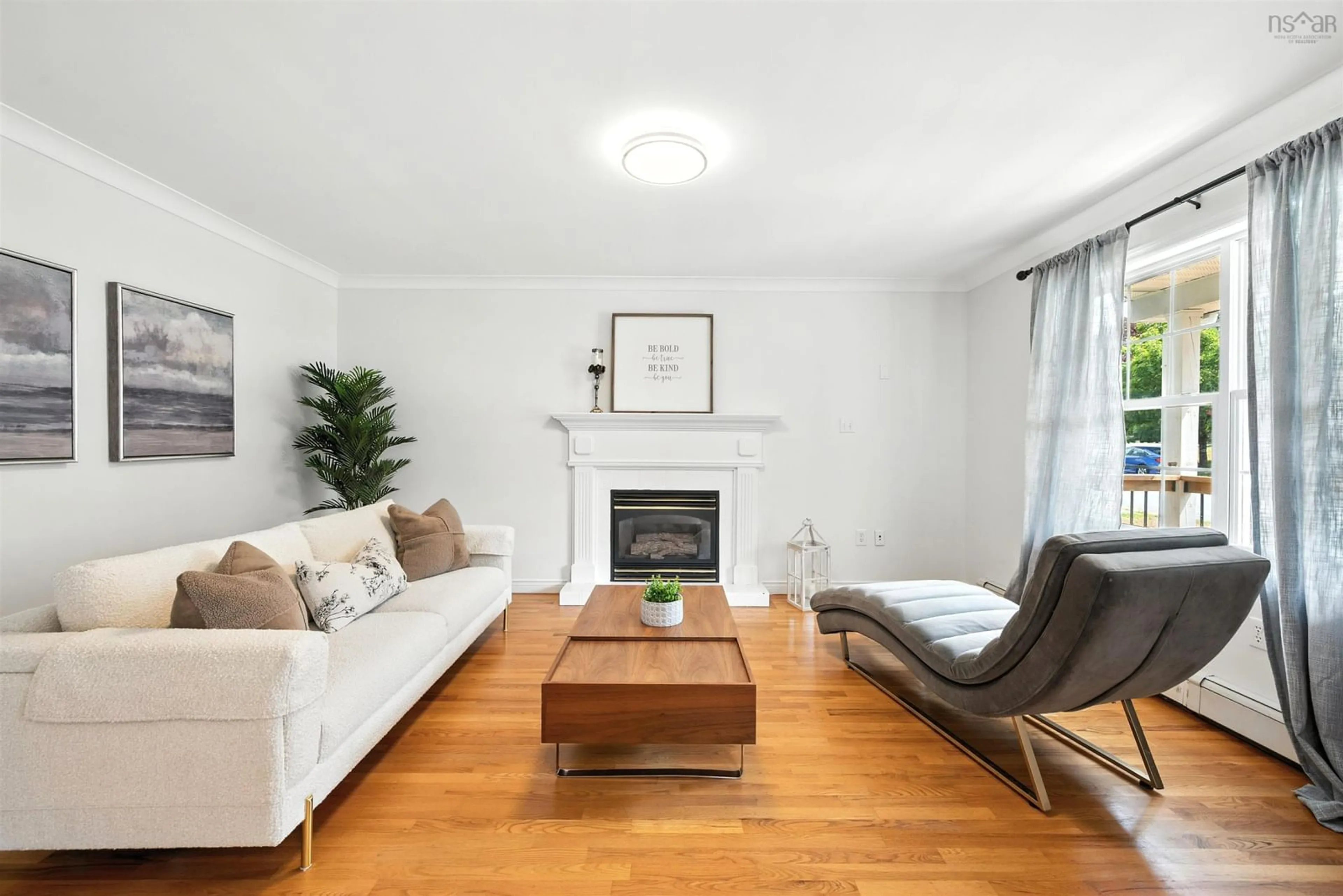 Living room with furniture, wood/laminate floor for 37 Baha Crt, Bedford Nova Scotia B4A 4G3