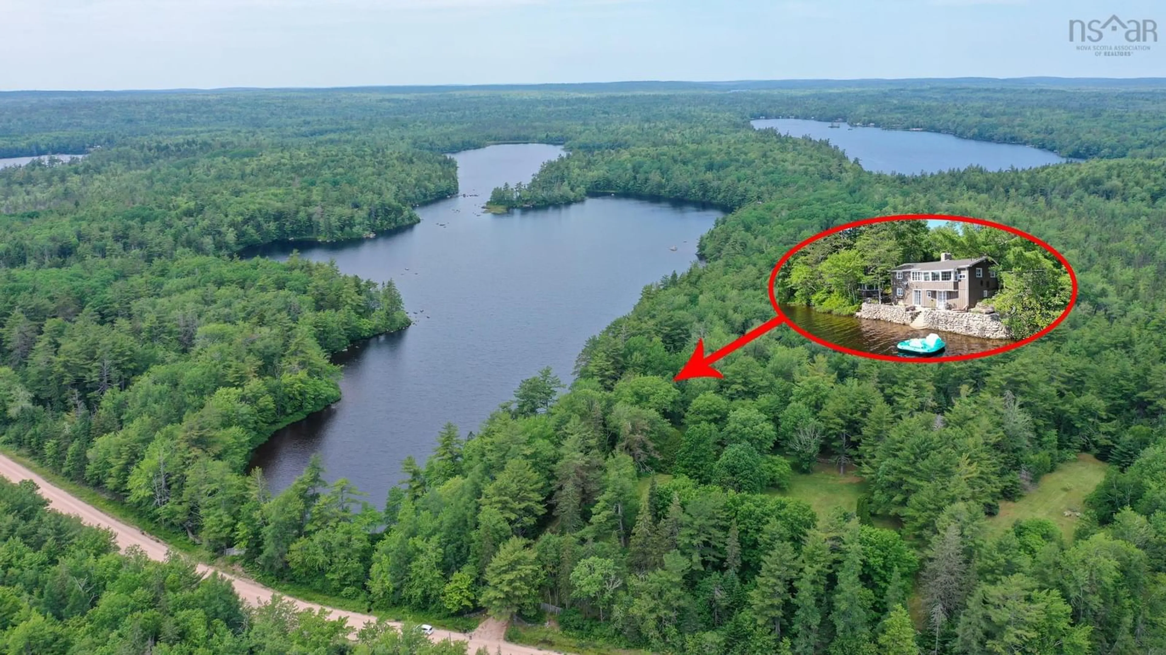 A pic from outside/outdoor area/front of a property/back of a property/a pic from drone, water/lake/river/ocean view for 7819 West Dalhousie Rd, Albany Cross Nova Scotia B0S 1P0