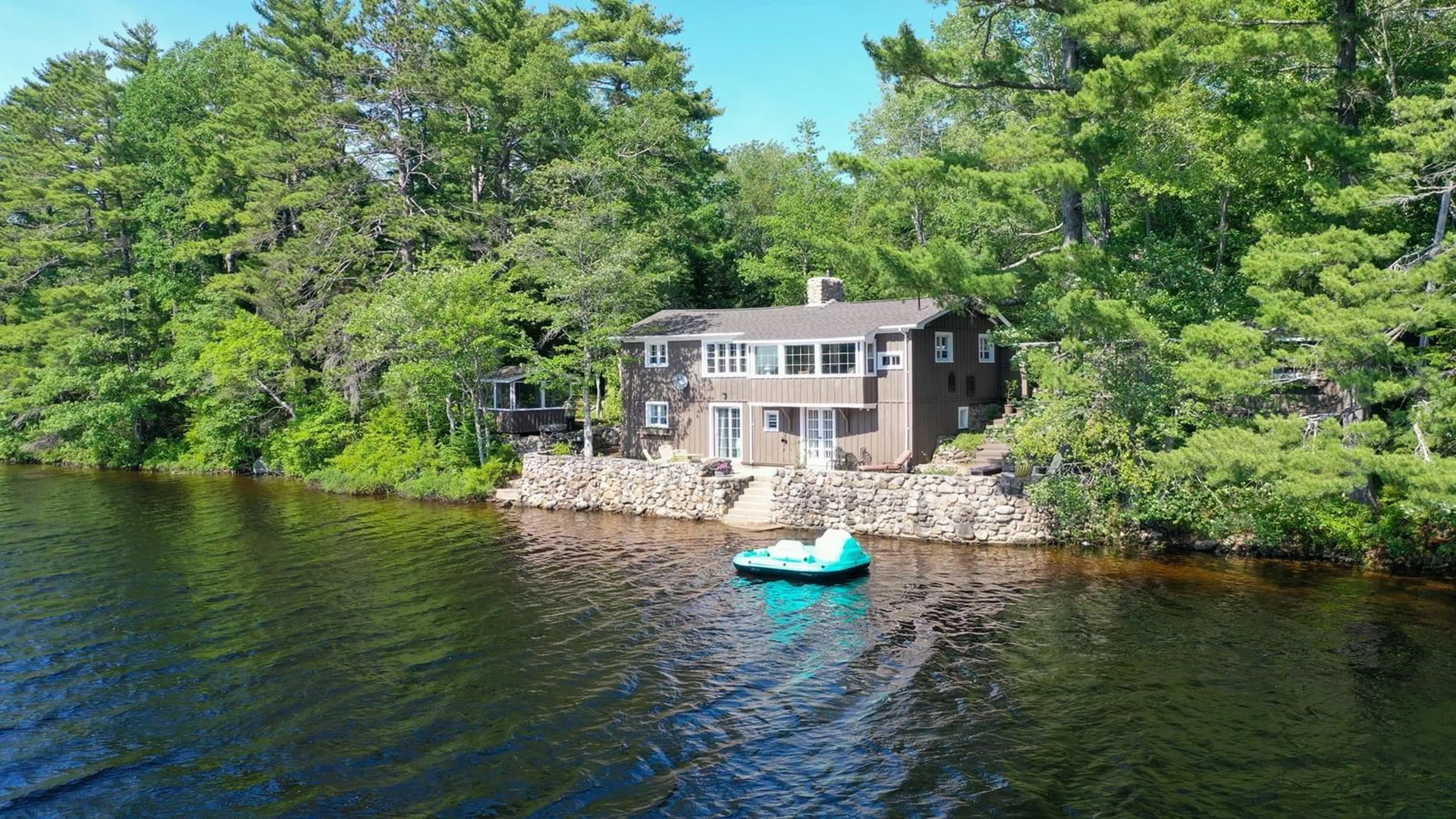 A pic from outside/outdoor area/front of a property/back of a property/a pic from drone, water/lake/river/ocean view for 7819 West Dalhousie Rd, Albany Cross Nova Scotia B0S 1P0