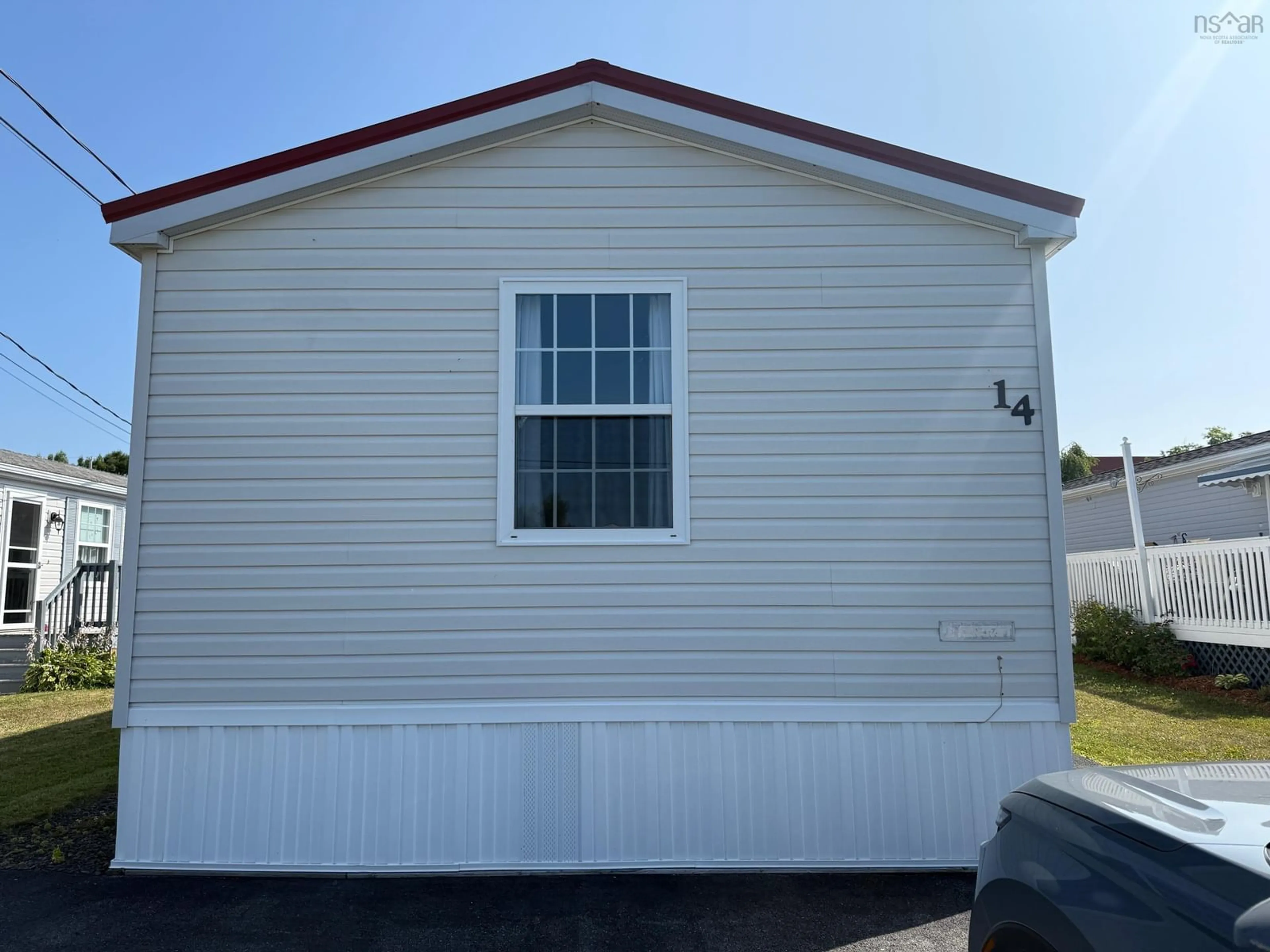 Home with vinyl exterior material, street for 14 Belmont Dr, Bridgewater Nova Scotia B4V 4E5