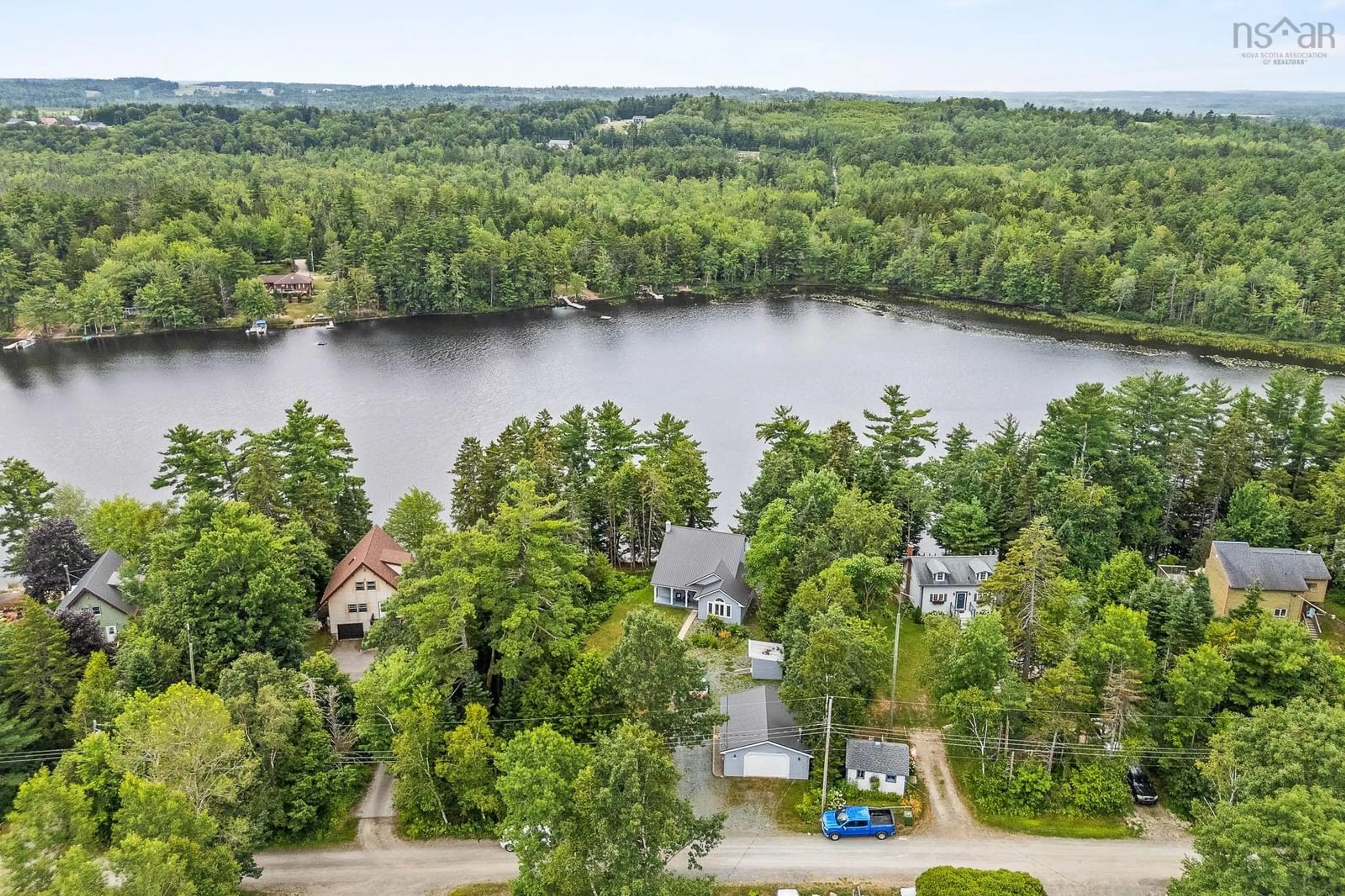 A pic from outside/outdoor area/front of a property/back of a property/a pic from drone, water/lake/river/ocean view for 140 Ray Point Rd, Maitland Nova Scotia B0J 1E0