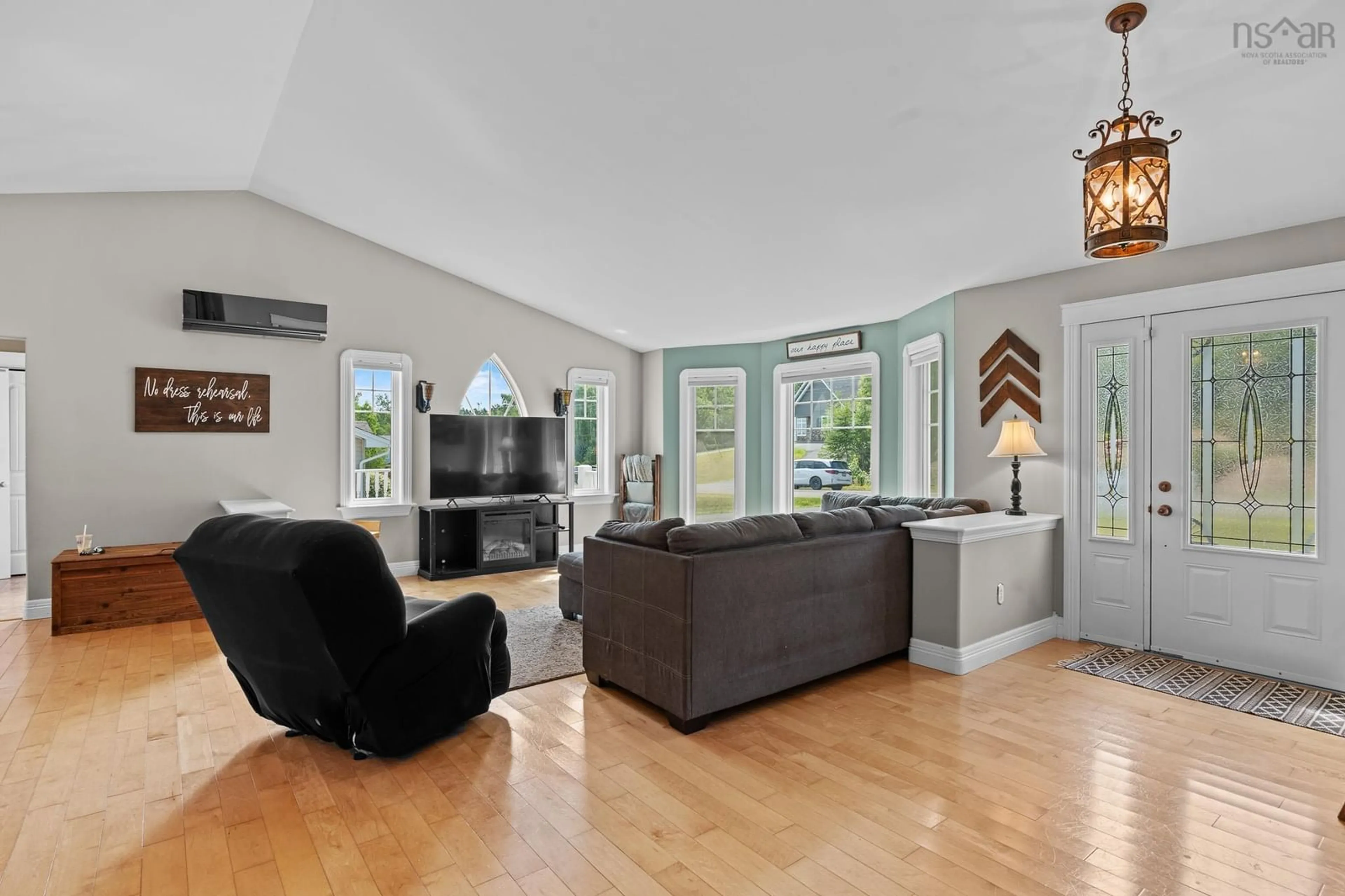 Living room with furniture, unknown for 86 Fir Ave, Salmon River Nova Scotia B2N 6P6