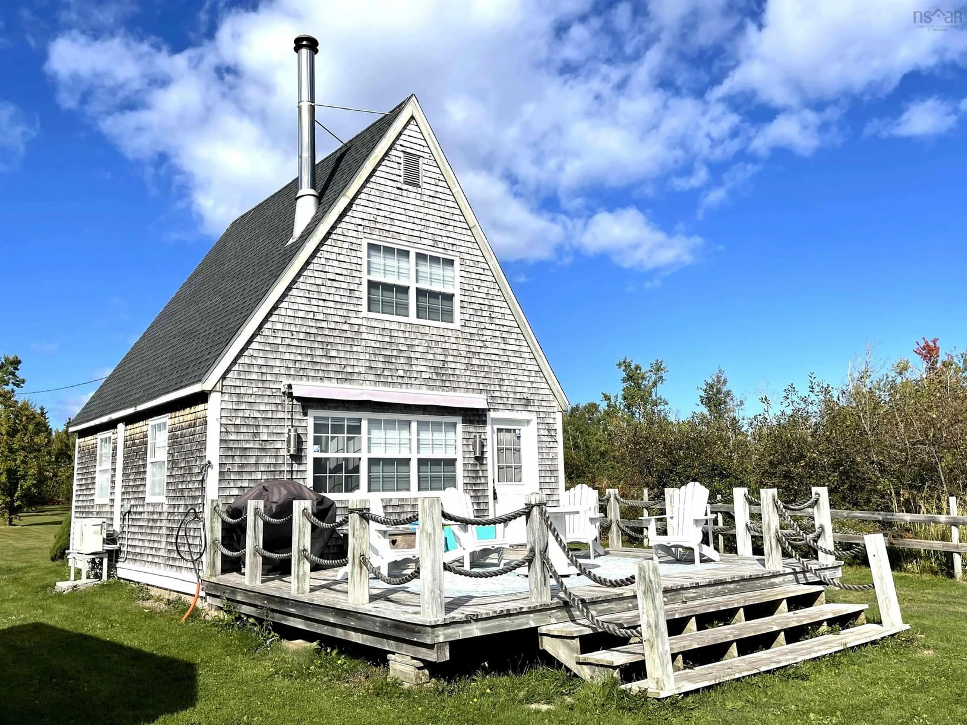 Patio, water/lake/river/ocean view for 4080 Malagash Rd, Malagash Point Nova Scotia B0K 1E0