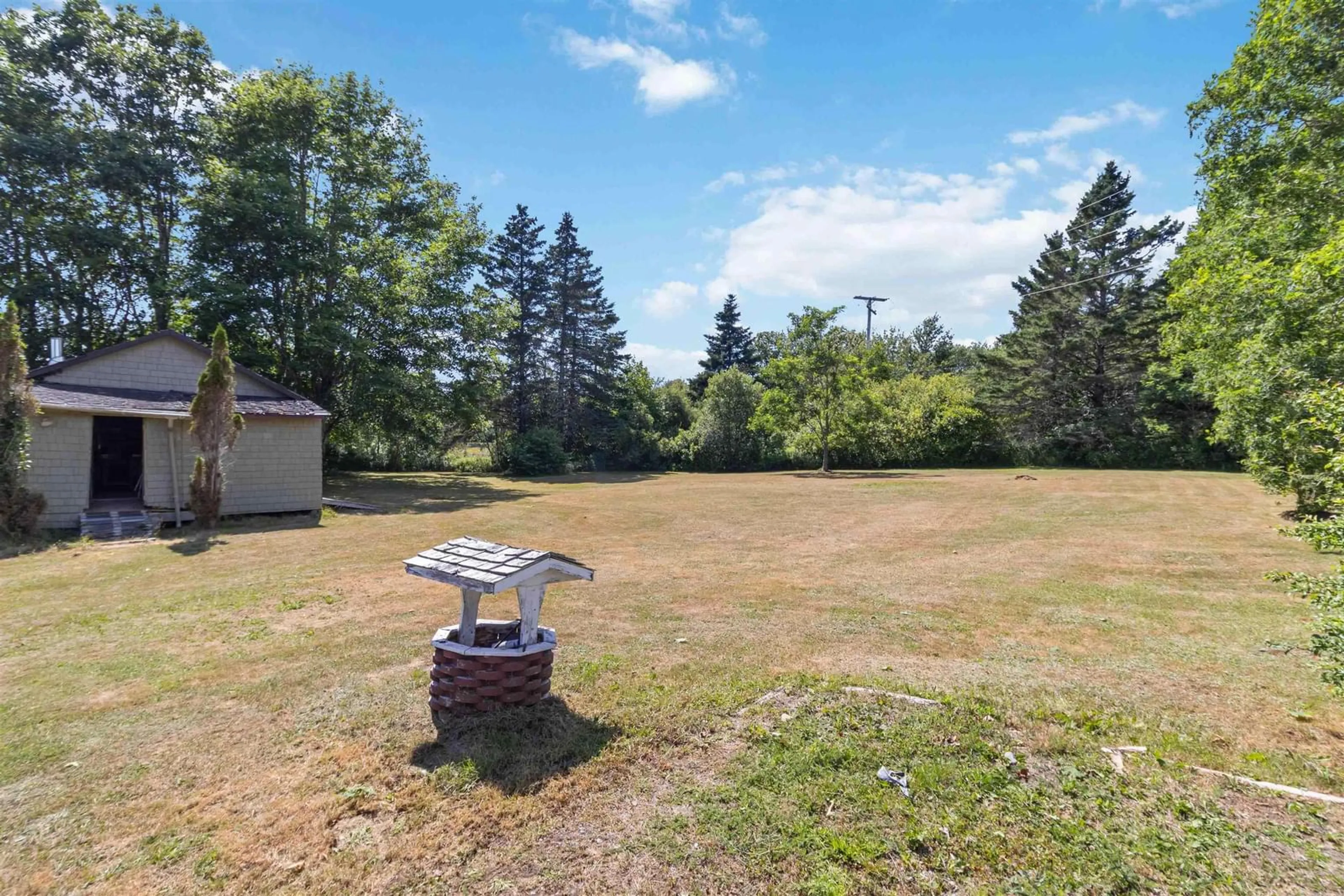 A pic from outside/outdoor area/front of a property/back of a property/a pic from drone, forest/trees view for 22 Hogg Lane, Sheet Harbour Nova Scotia B0J 3B0