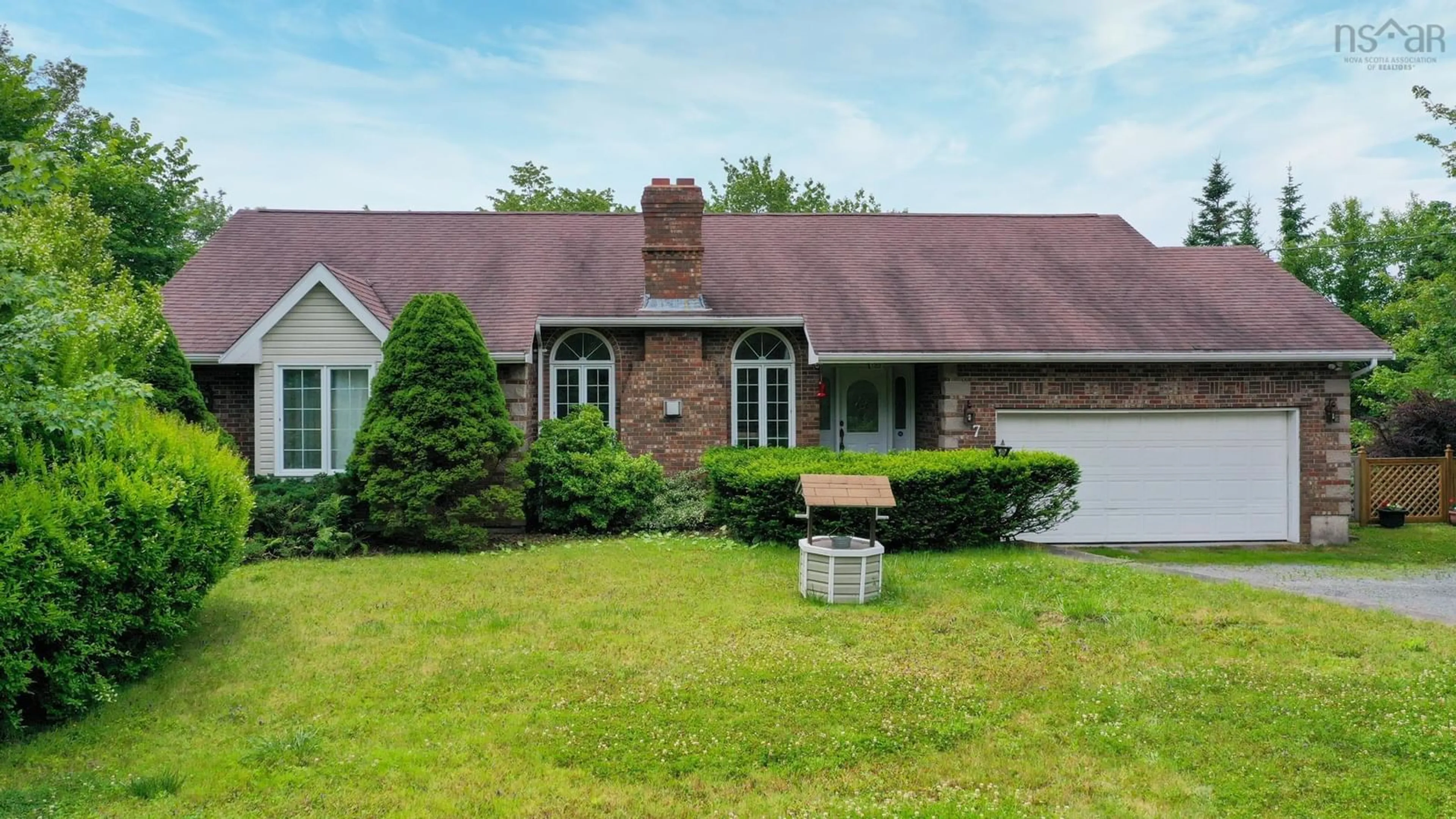 Home with brick exterior material, street for 7 Fraser Rd, Williamswood Nova Scotia B3V 1B7