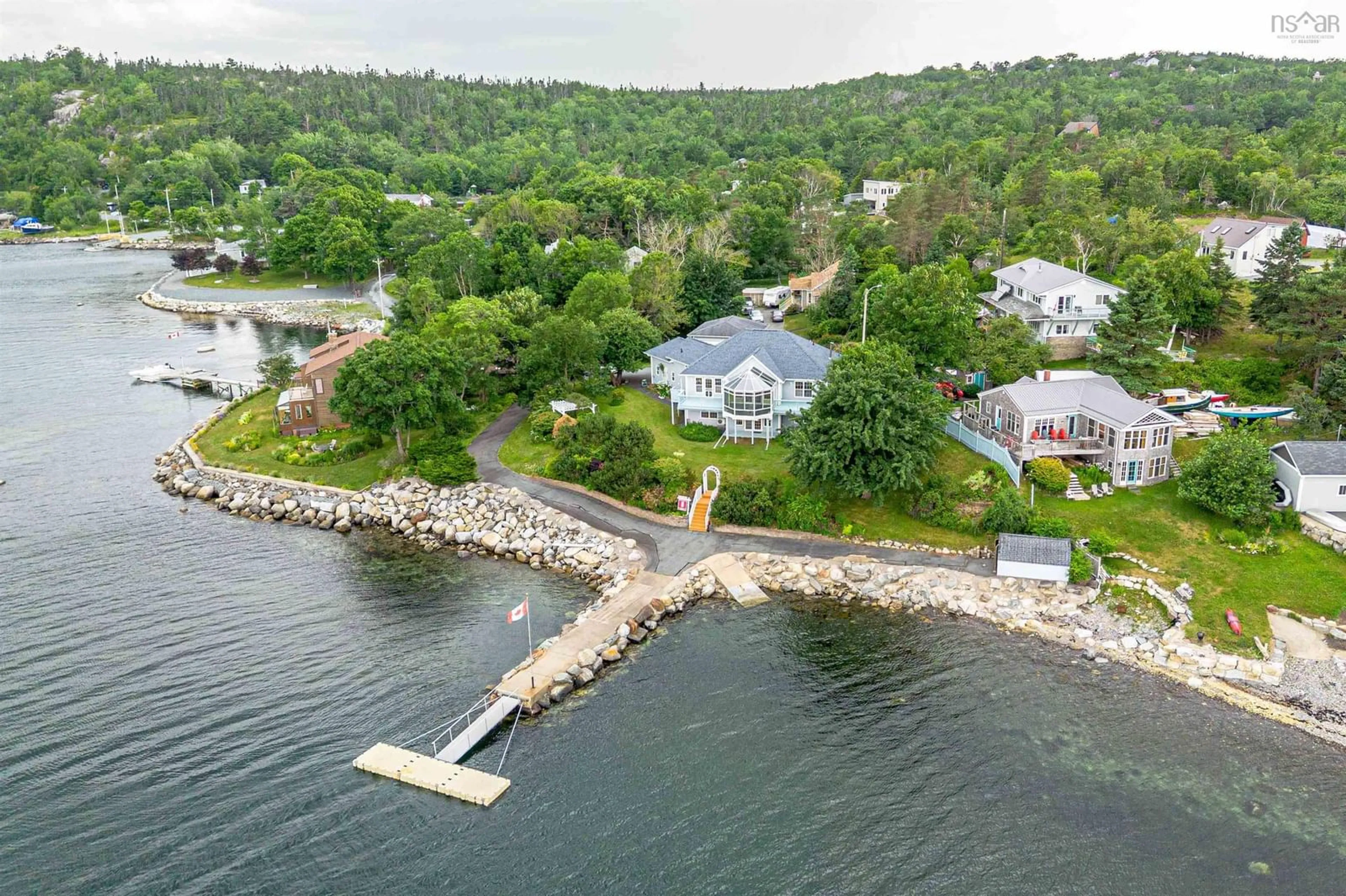 A pic from outside/outdoor area/front of a property/back of a property/a pic from drone, water/lake/river/ocean view for 18 Keefe Dr, Purcell's Cove Nova Scotia B3P 2J1