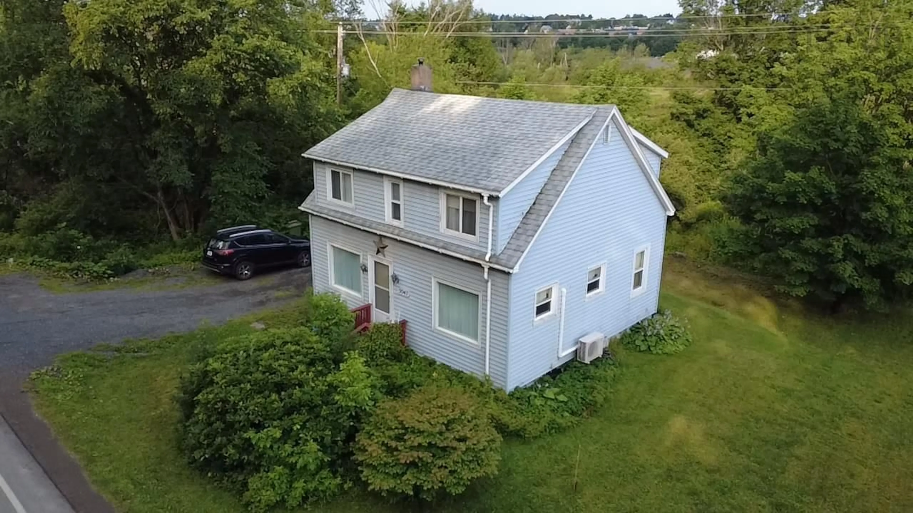 A pic from outside/outdoor area/front of a property/back of a property/a pic from drone, building for 5047 East River East Side Rd, Plymouth Nova Scotia B2H 5C5