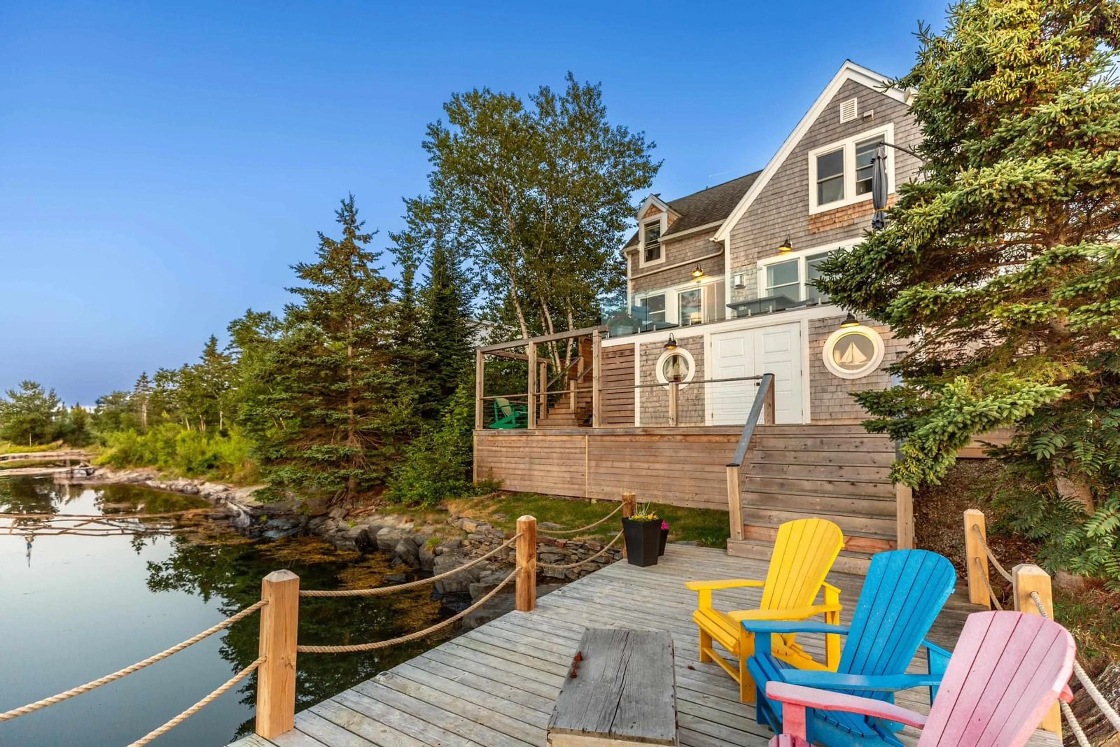 Patio, water/lake/river/ocean view for 393 + 397 And Lot 2 Stonehurst Rd, Stonehurst Nova Scotia B0J 2C0