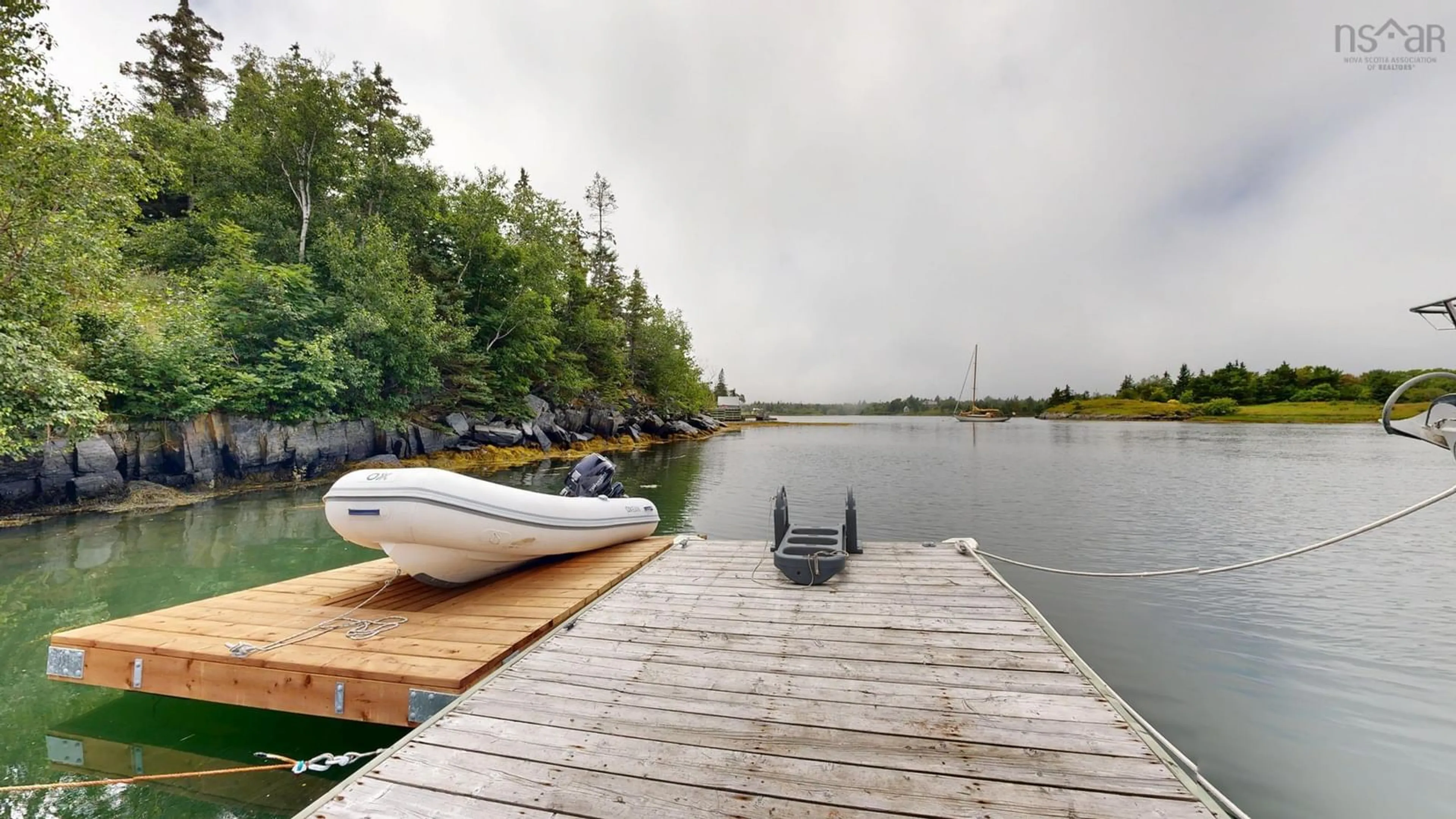 Patio, water/lake/river/ocean view for 393 + 397 And Lot 2 Stonehurst Rd, Stonehurst Nova Scotia B0J 2C0